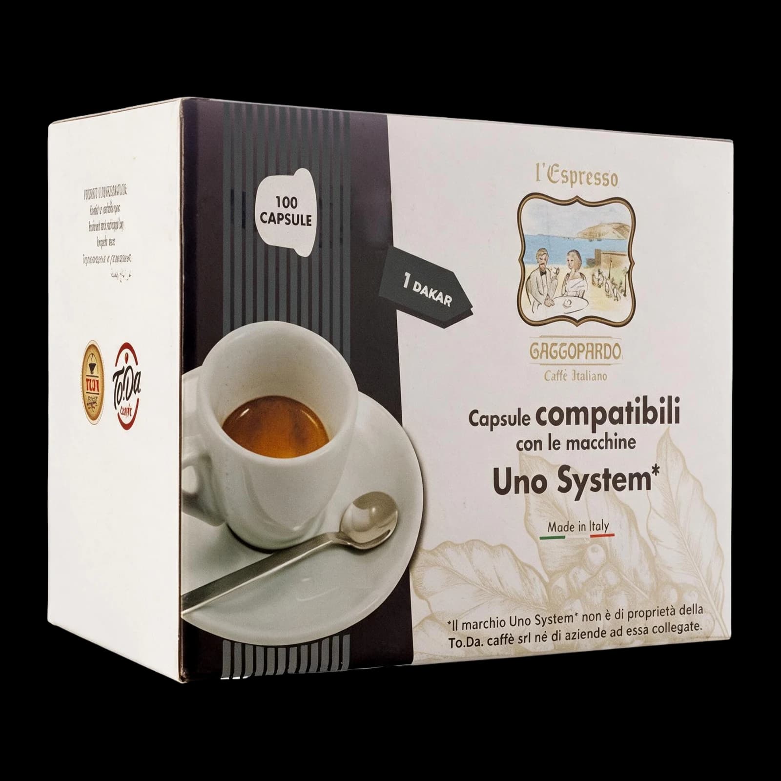 To.Da Caffè Gattopardo Dakar Capsule | Uno System, immagine 1