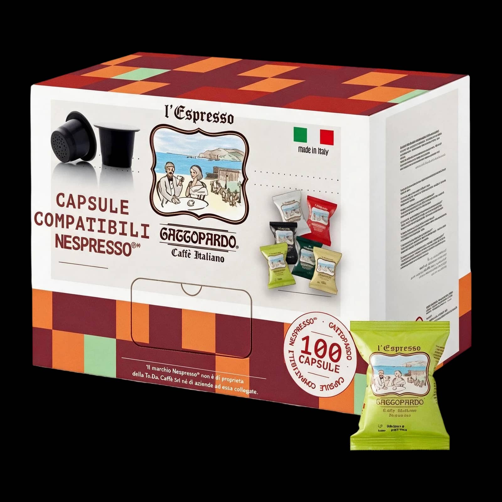 To.Da Caffè Gattopardo Insonnia 100 Capsule | Nespresso