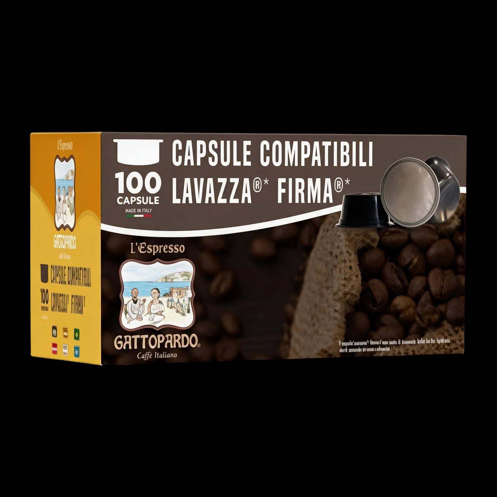 To.Da Caffè Gattopardo Insonnia 100 Capsule | Lavazza Firma