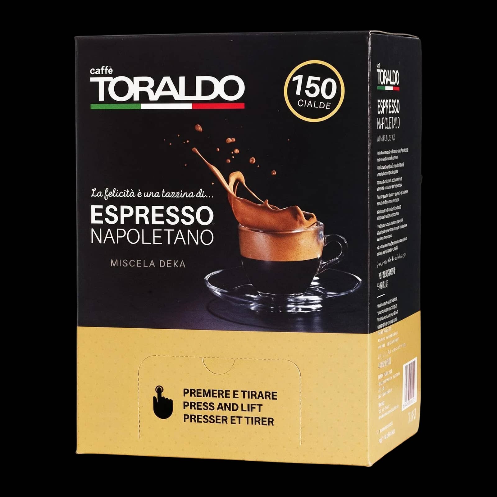 Toraldo Decaffeinato 150 Cialde | ESE 44 mm