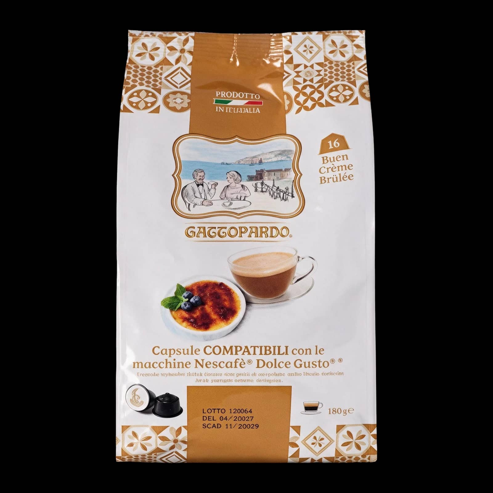 To.Da Caffè Gattopardo Creme Brulee 16 Capsule | Dolce Gusto