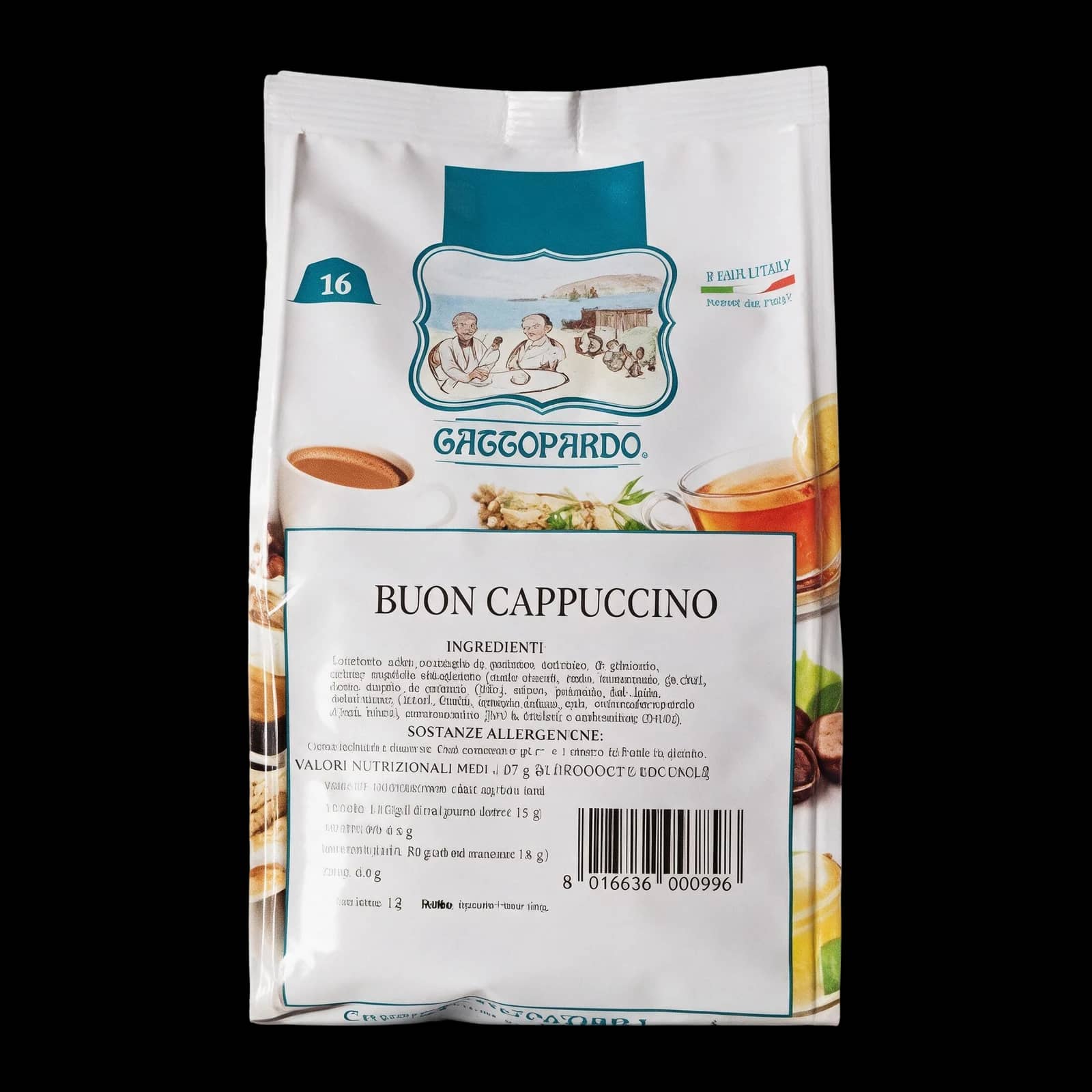 To.Da Caffè Gattopardo Cappuccino 16 Capsule | Dolce Gusto