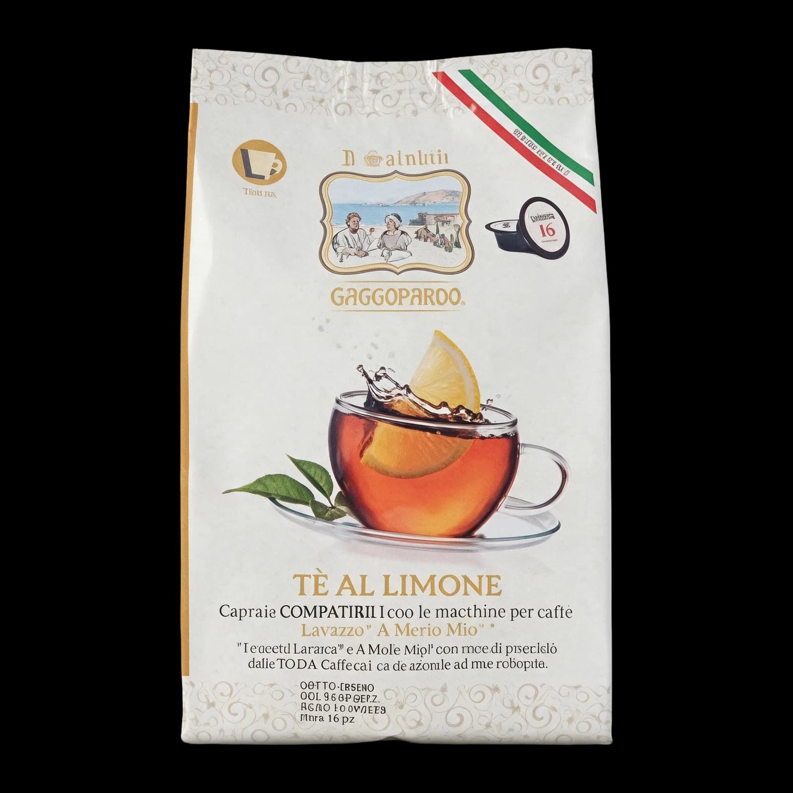 To.Da Caffè Gattopardo Tè al Limone Capsule | A Modo Mio, immagine 1