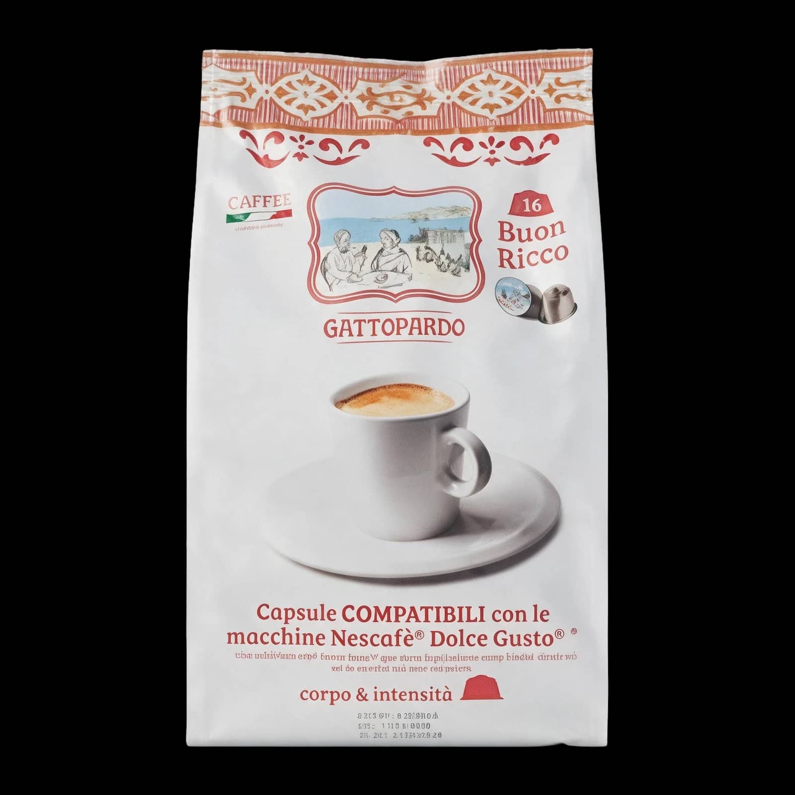 To.Da Caffè Gattopardo Ricco 16 Capsule | Dolce Gusto