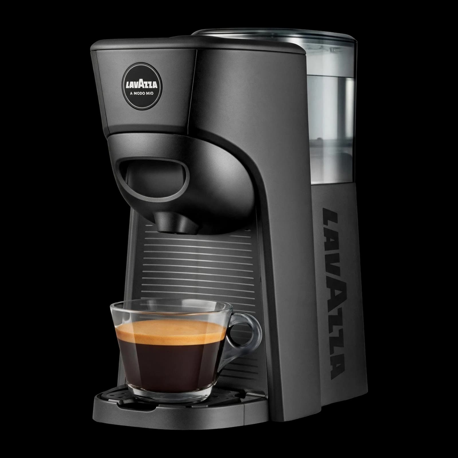 Lavazza Macchina Caffè Tiny Eco Nera | A Modo Mio, immagine 1