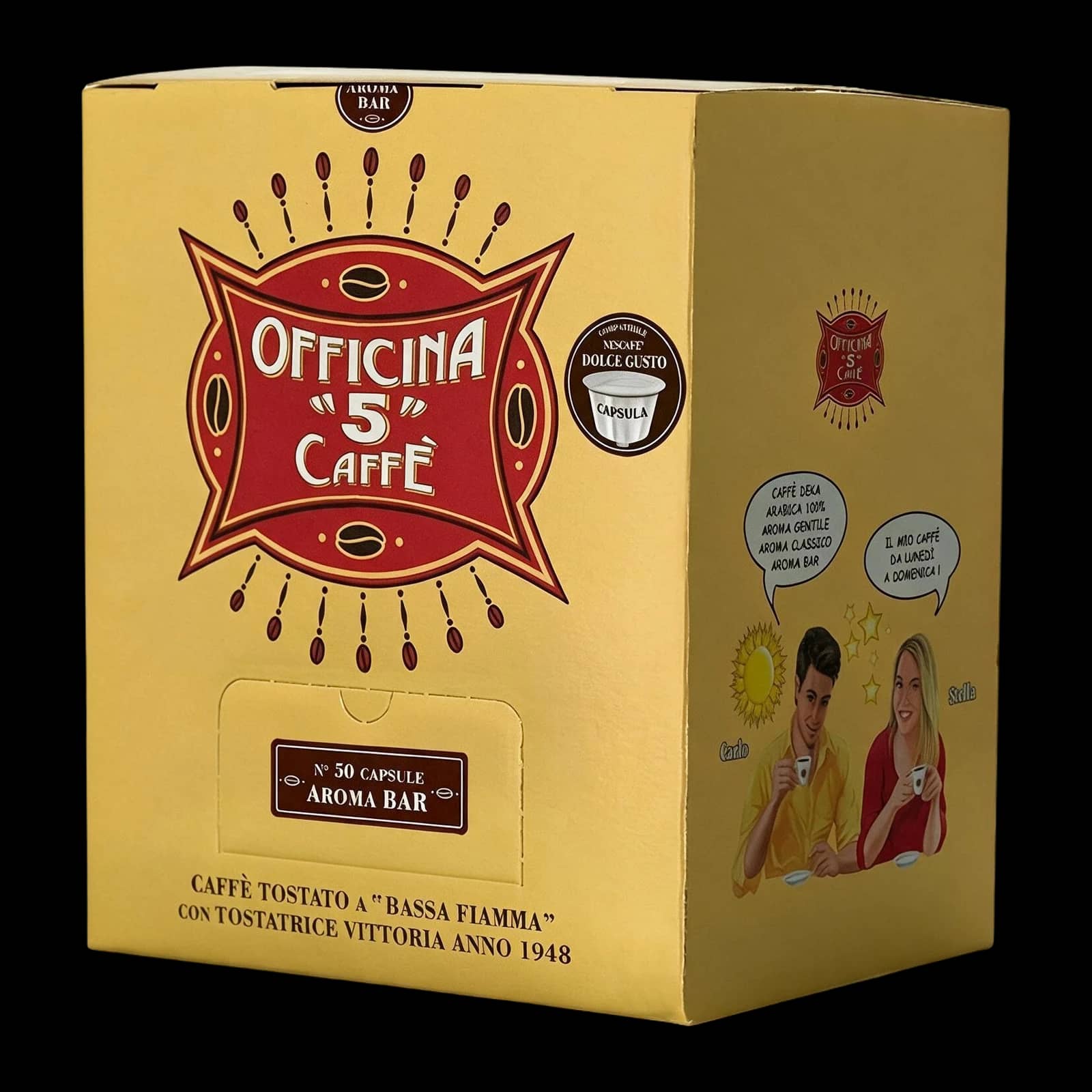 Officina 5 caffè Aroma Bar 50 Capsule | Dolce Gusto
