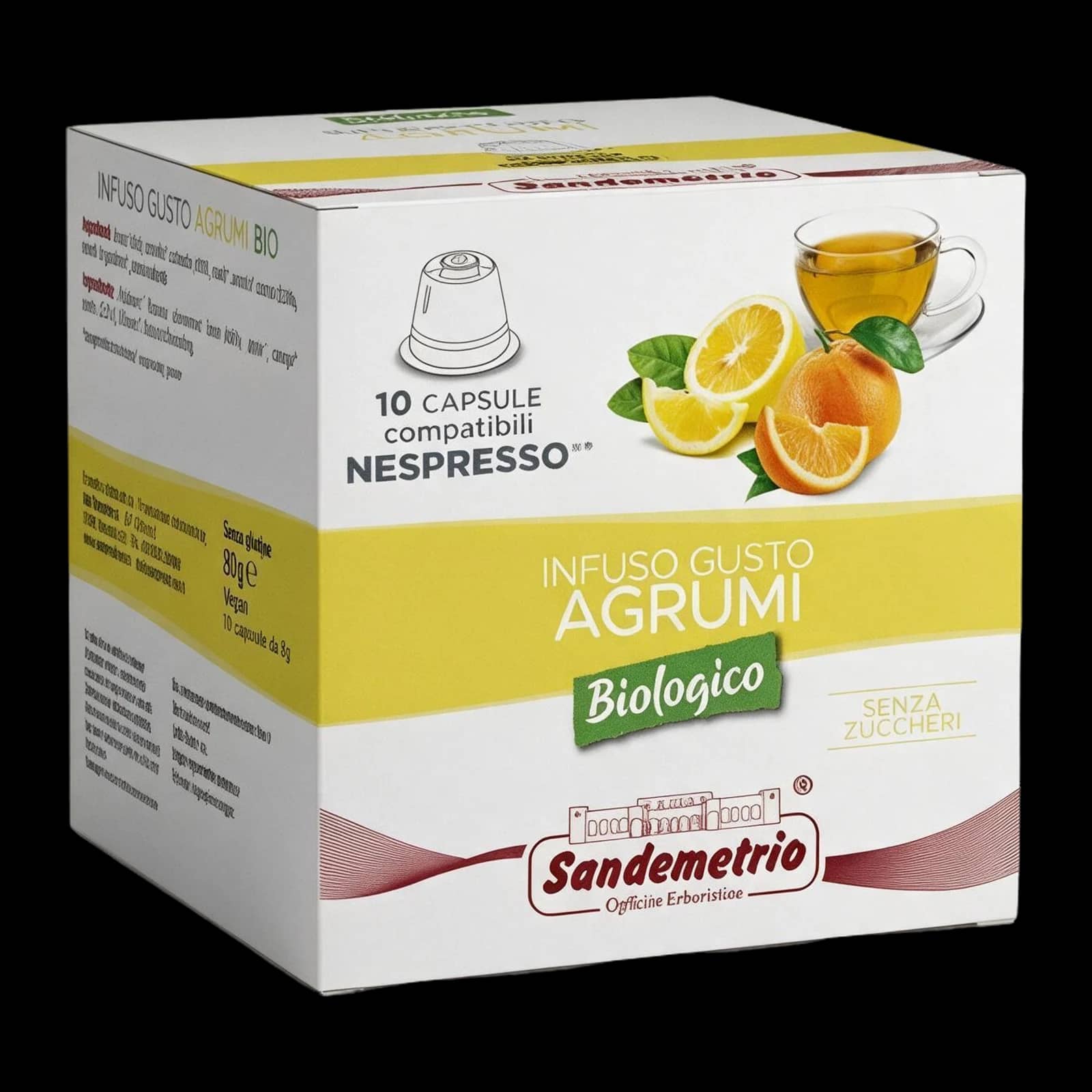 SanDemetrio Caffè Biologico Agrumi 10 Capsule | Nespresso
