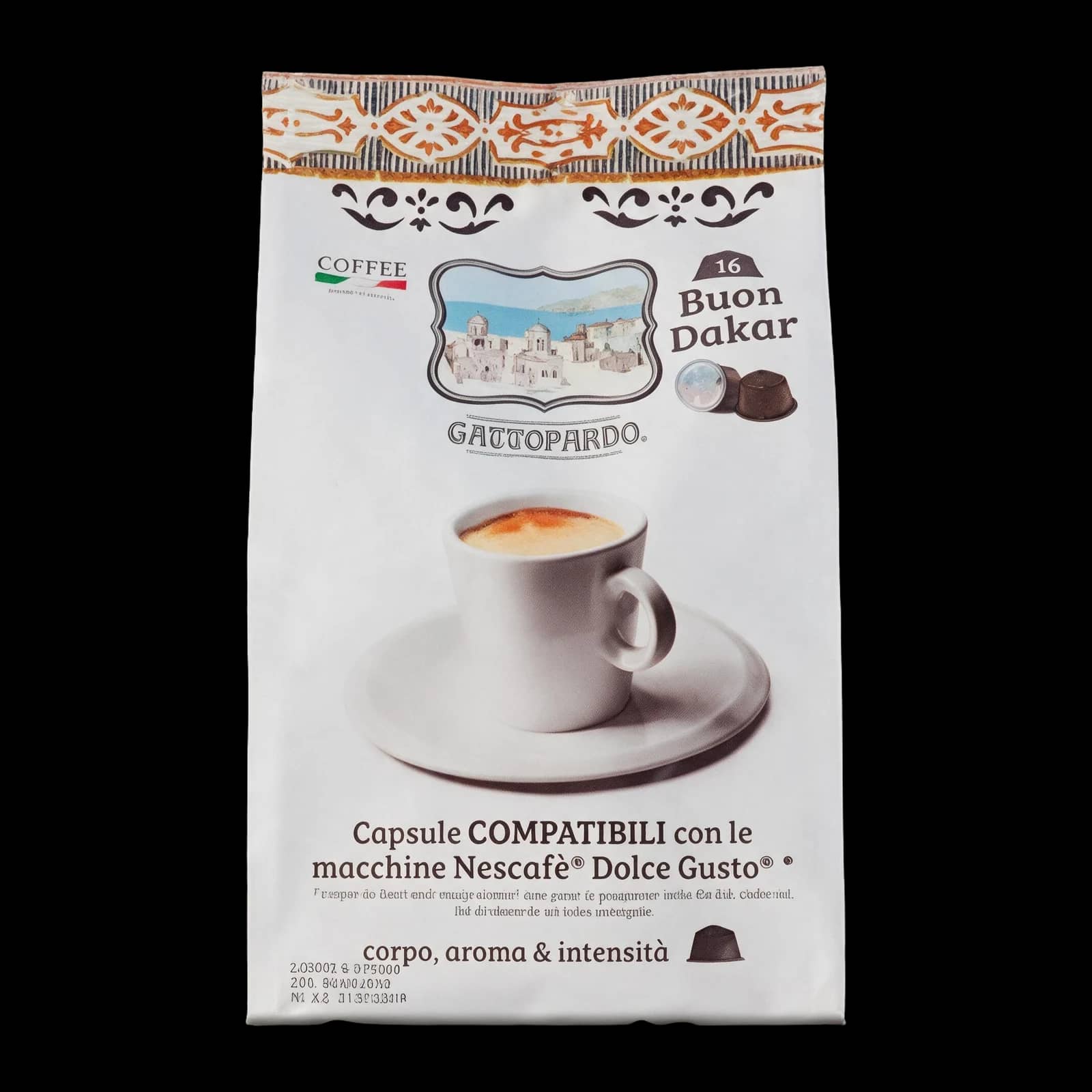To.Da Caffè Gattopardo Dakar 16 Capsule | Dolce Gusto