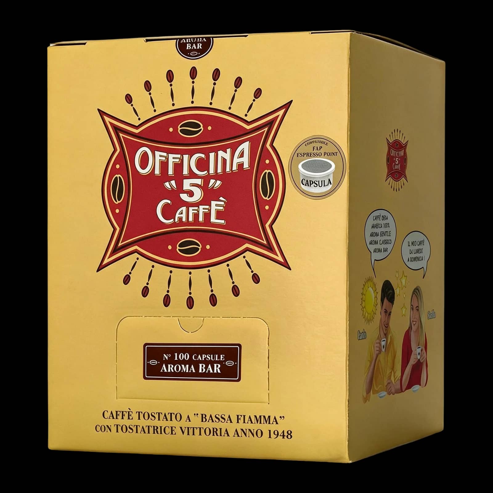Officina 5 caffè Aroma Bar 100 Capsule | Espresso Point
