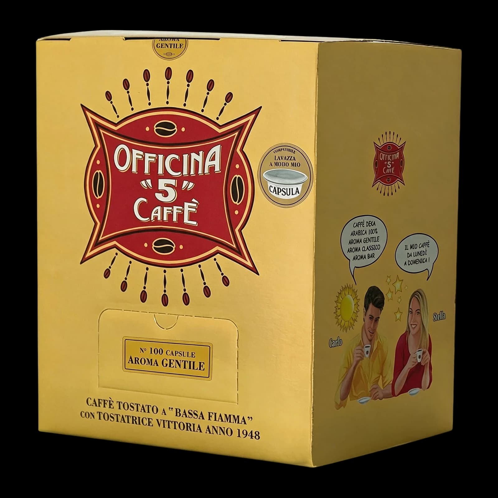 Officina 5 caffè Aroma Gentile Capsule | A Modo Mio, immagine 1