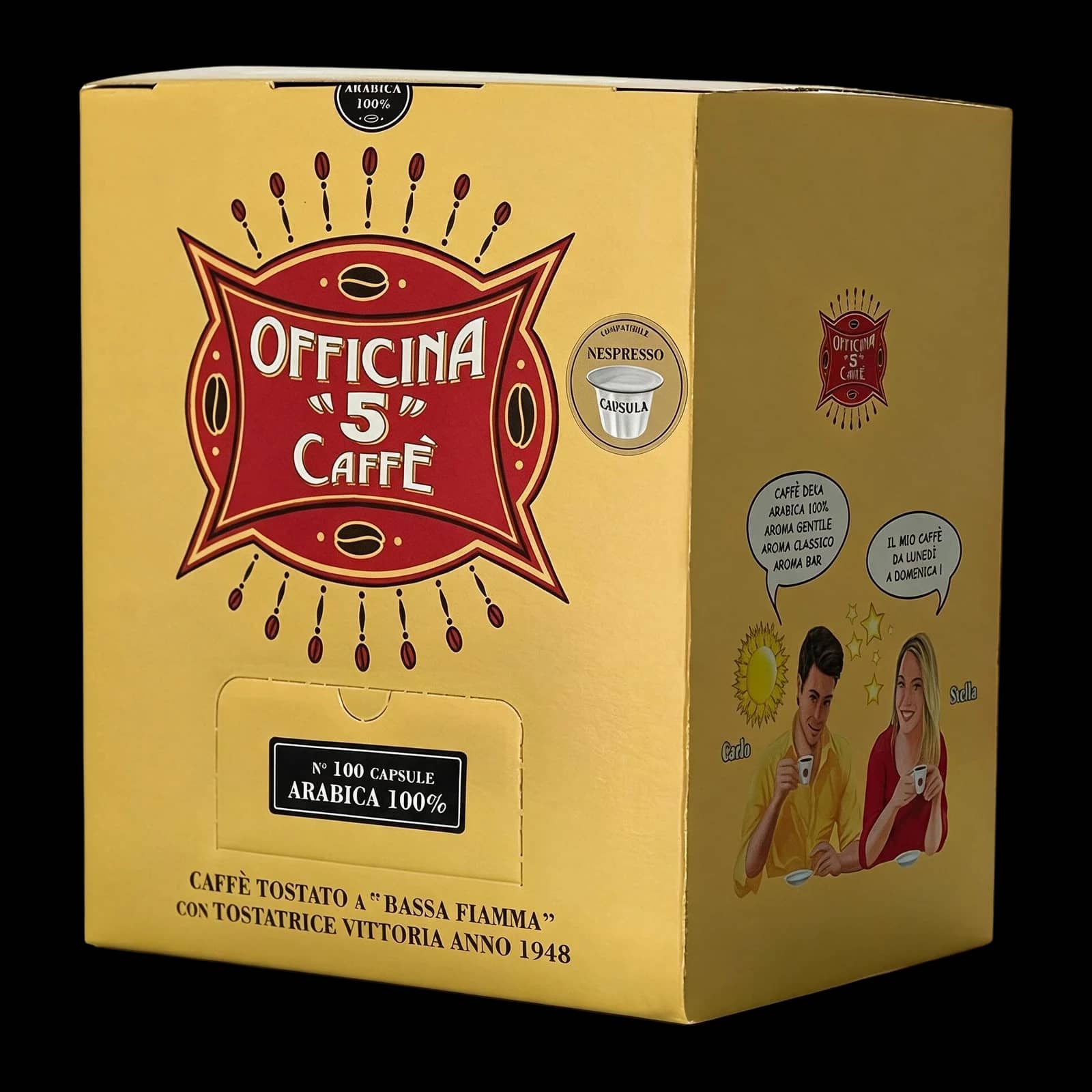 Officina 5 caffè 100% Arabica 100 Capsule | Nespresso