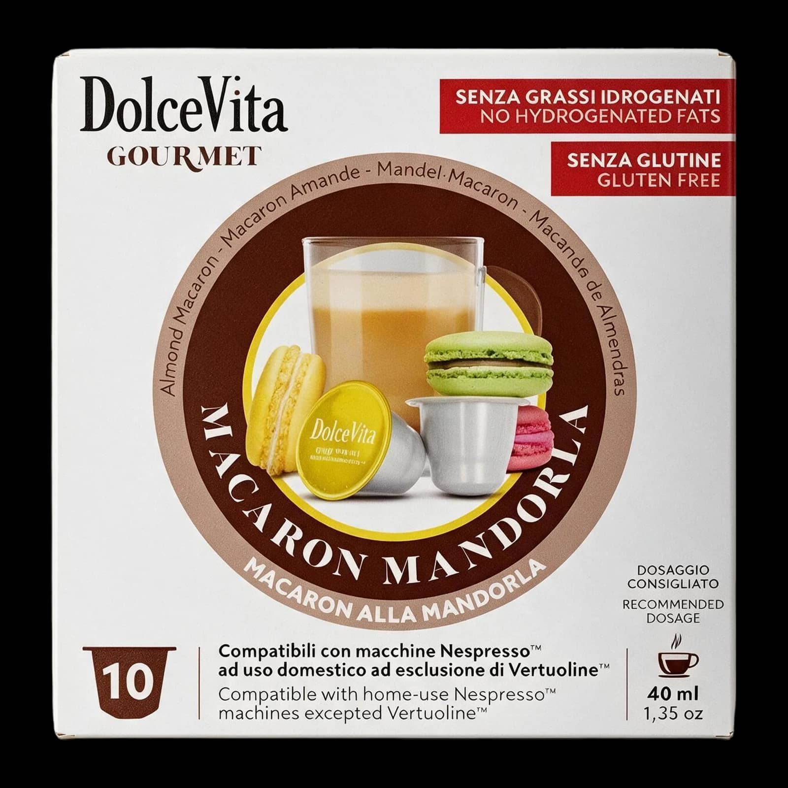 Dolce Vita Macaron Mandorla 10 Capsule | Nespresso