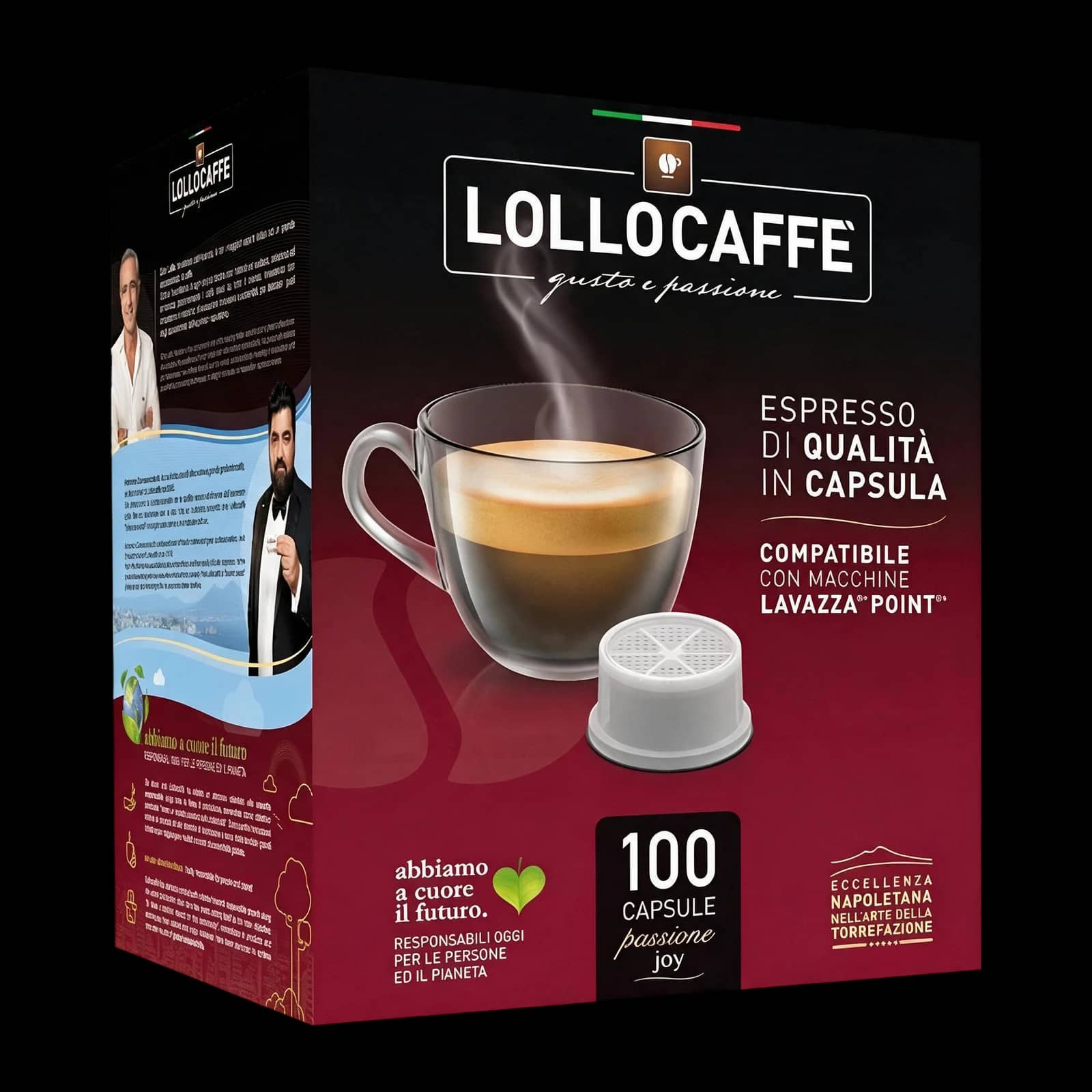 Lollo Decaffeinato 100 Capsule | Espresso Point