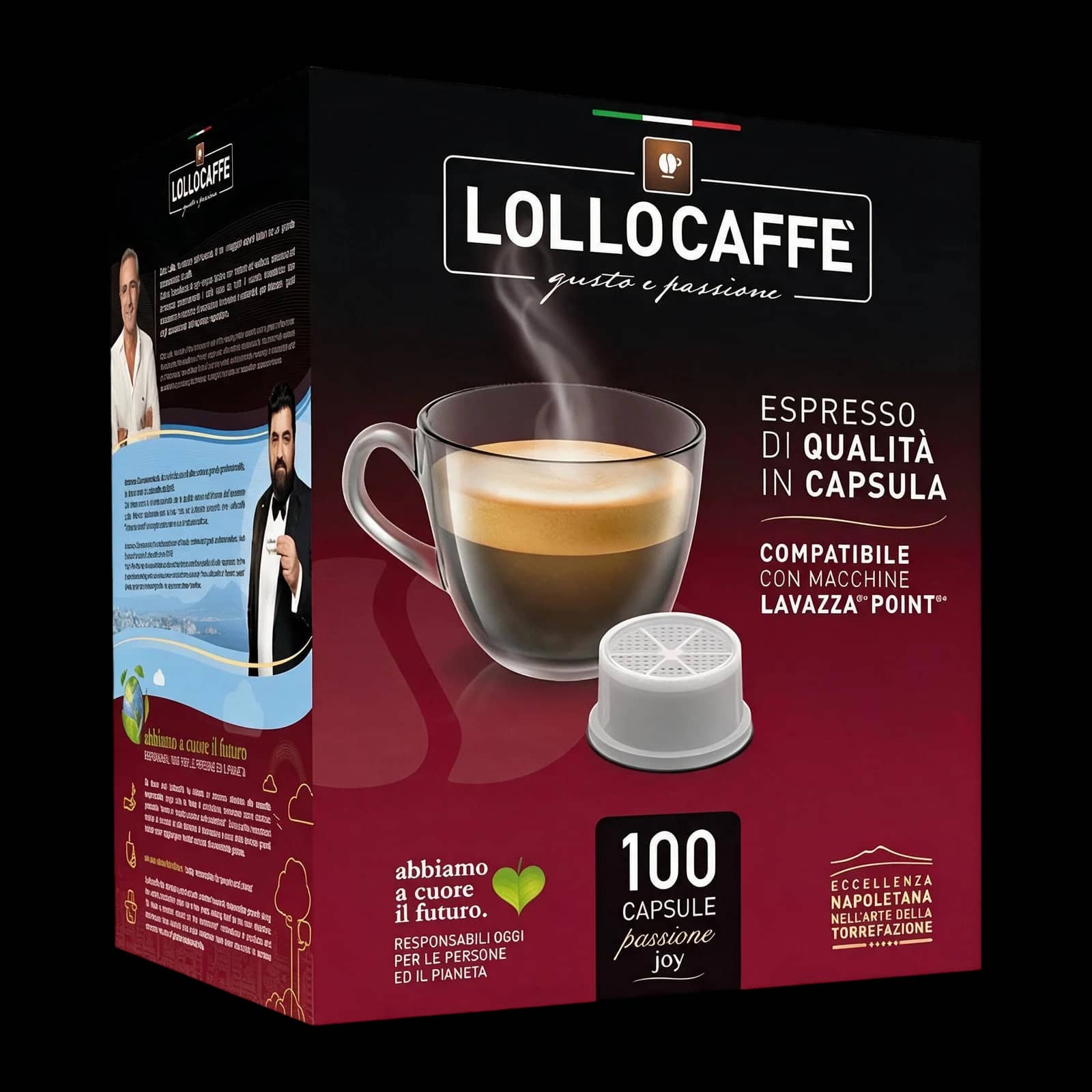Lollo Miscela Nera 100 Capsule | Espresso Point