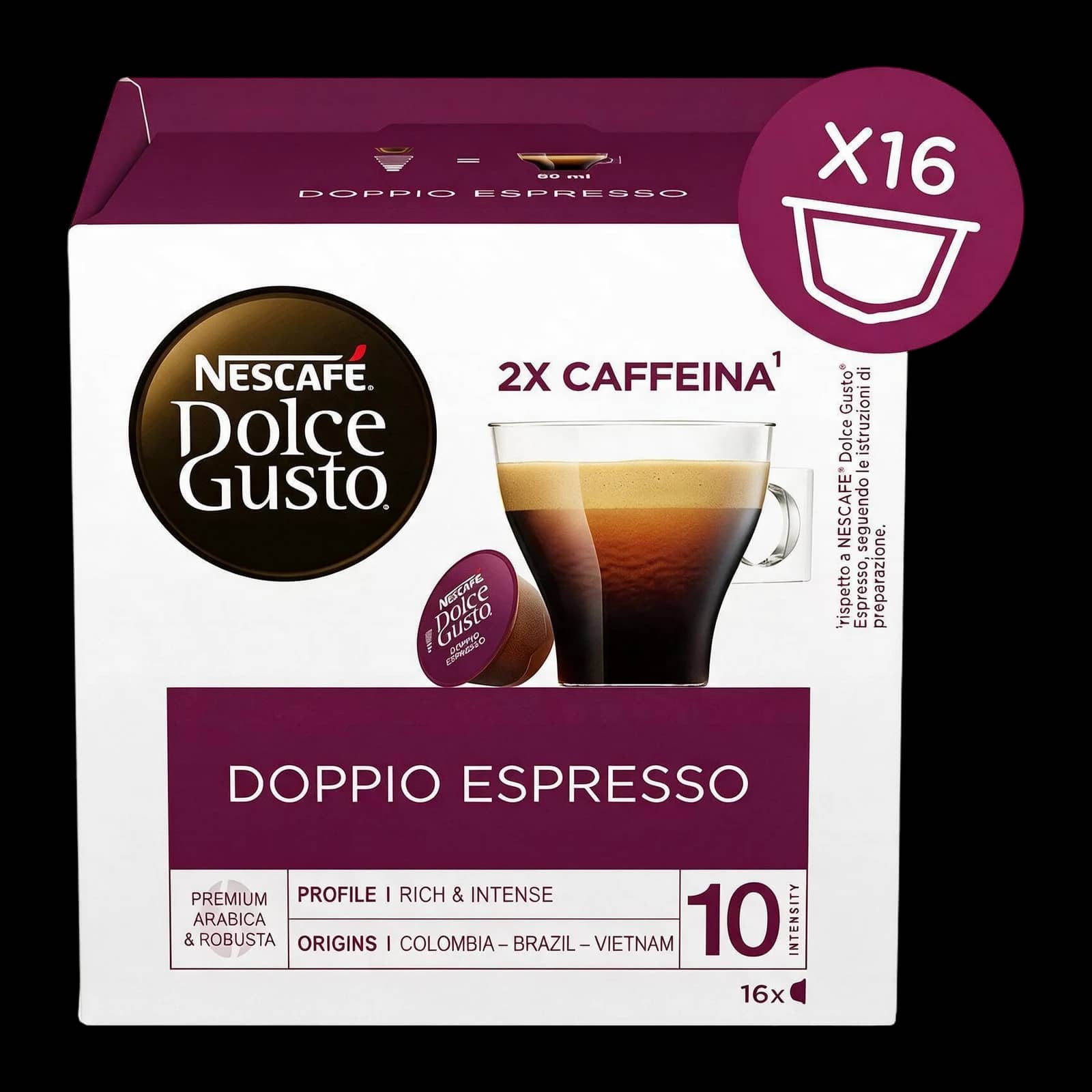 Nestlè Doppio Espresso 16 Capsule | Dolce Gusto