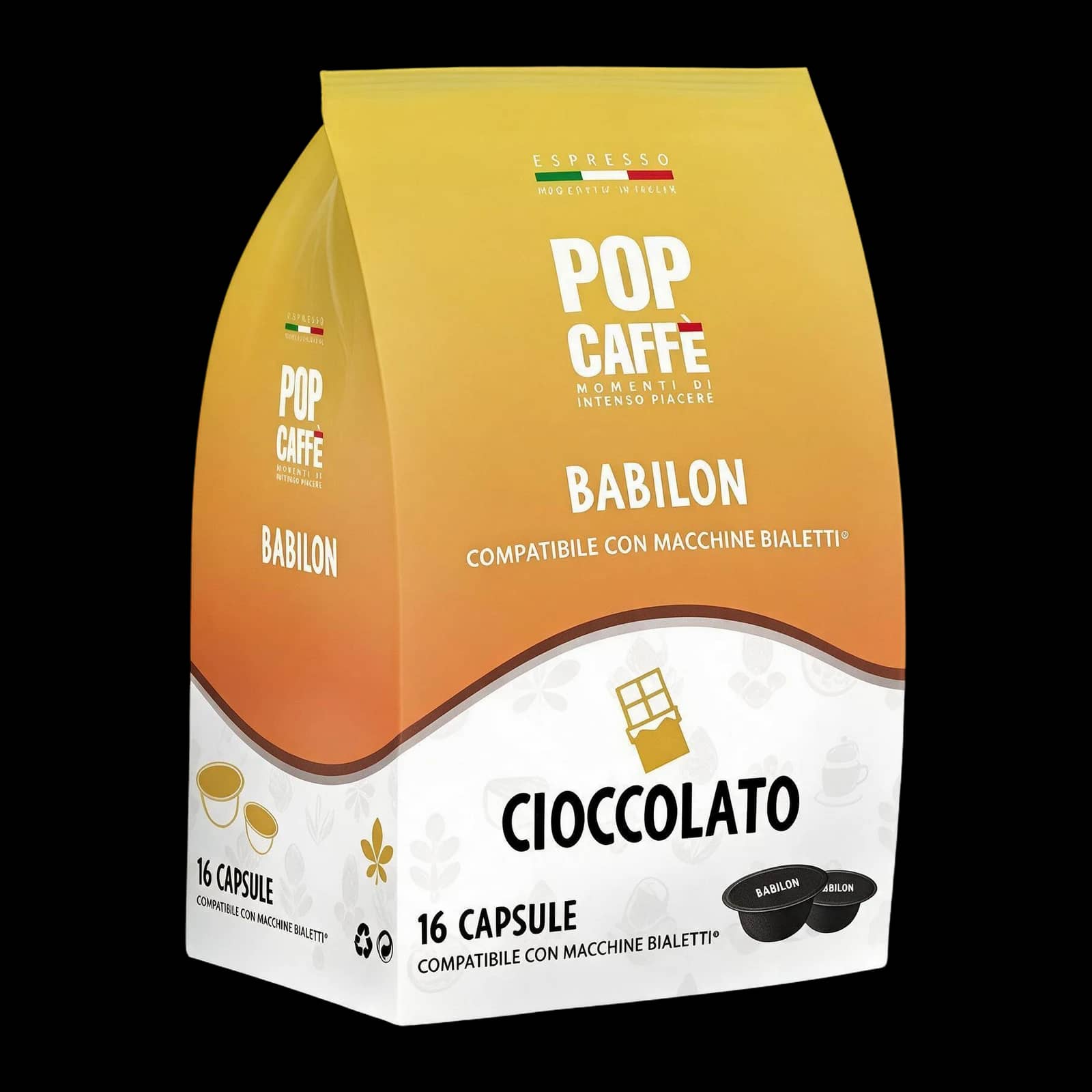 Pop Caffè Cioccolata 16 Capsule | Bialetti