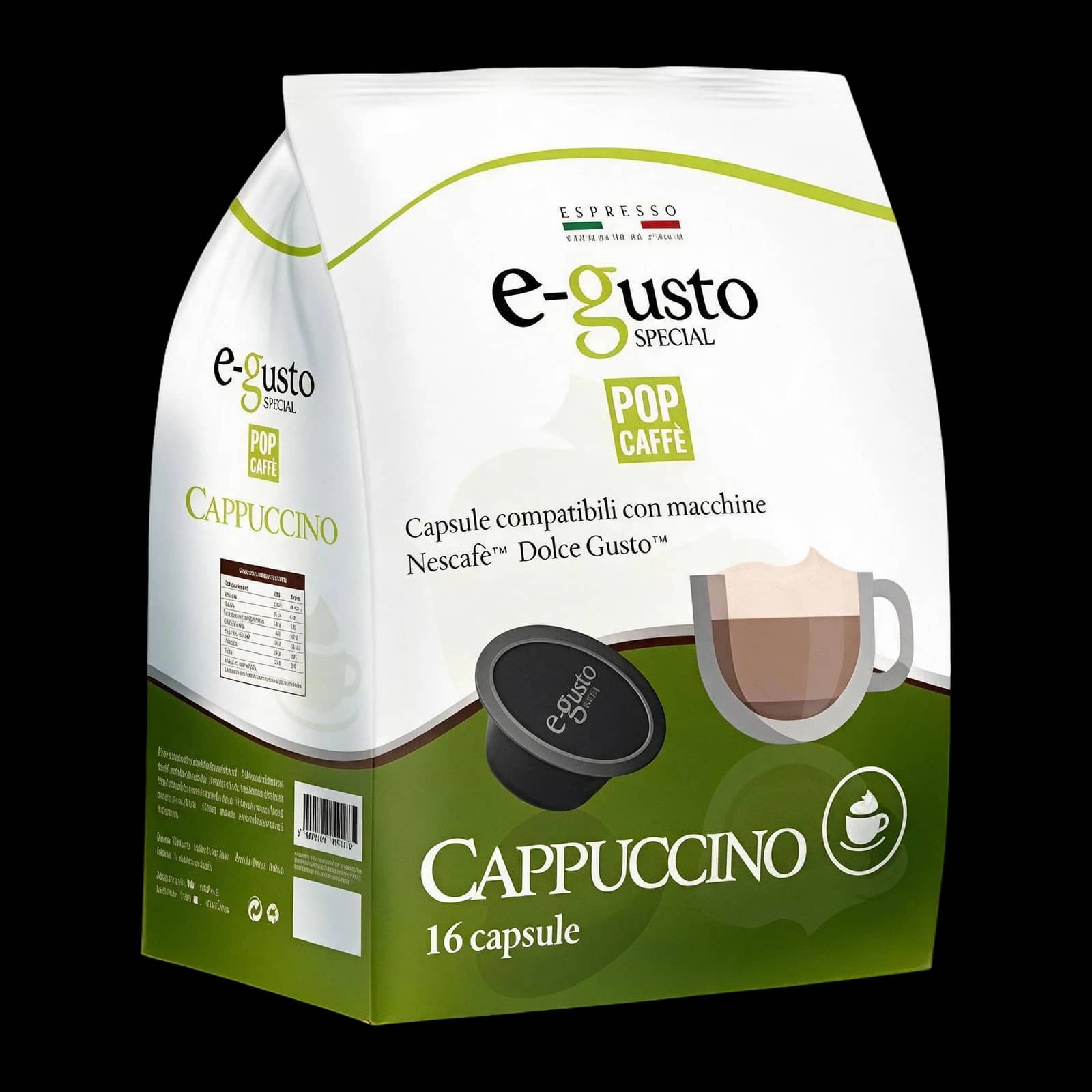 Pop Caffè Cappuccino 16 Capsule | Dolce Gusto