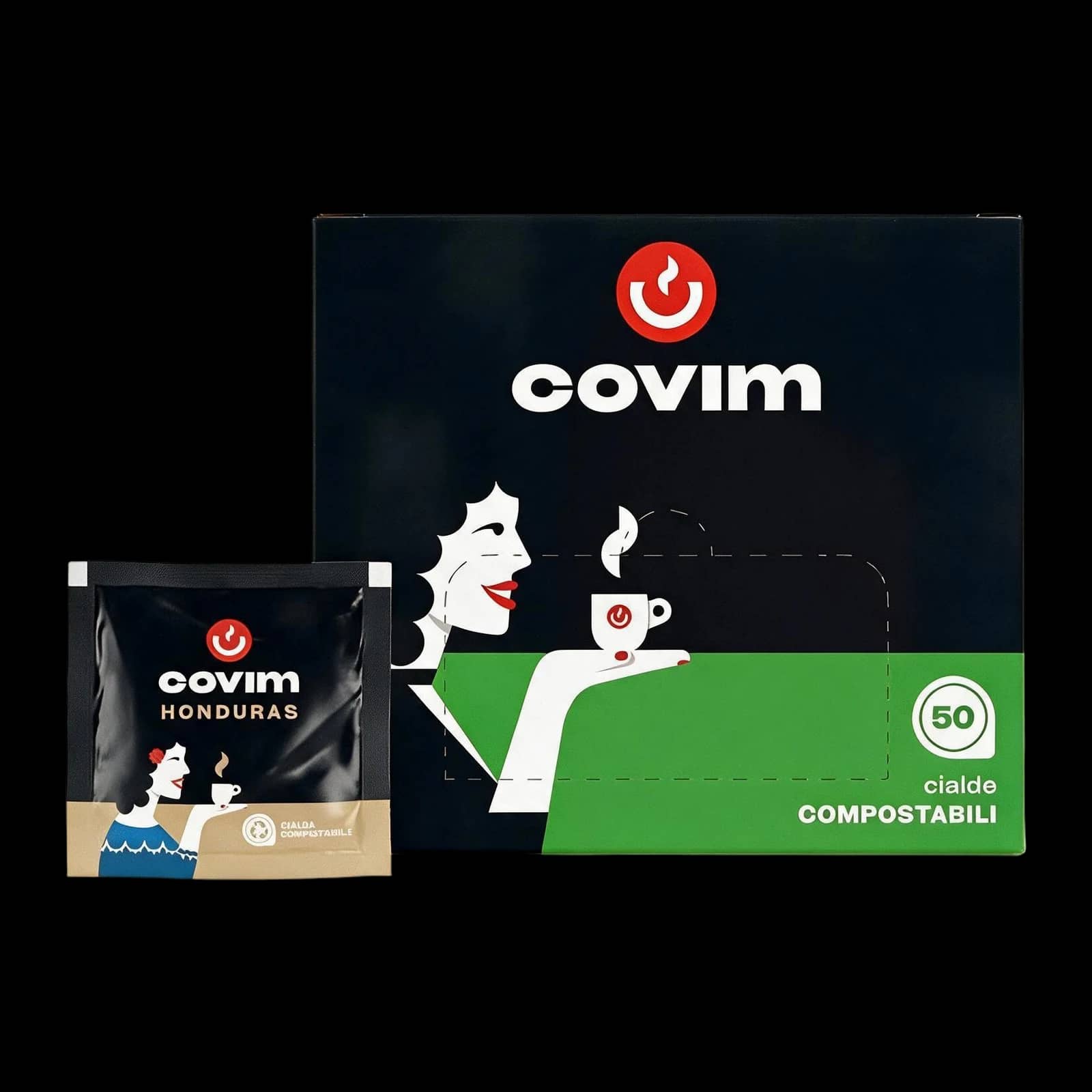 Covim Honduras 50 Cialde: 100% Arabica | ESE 44mm