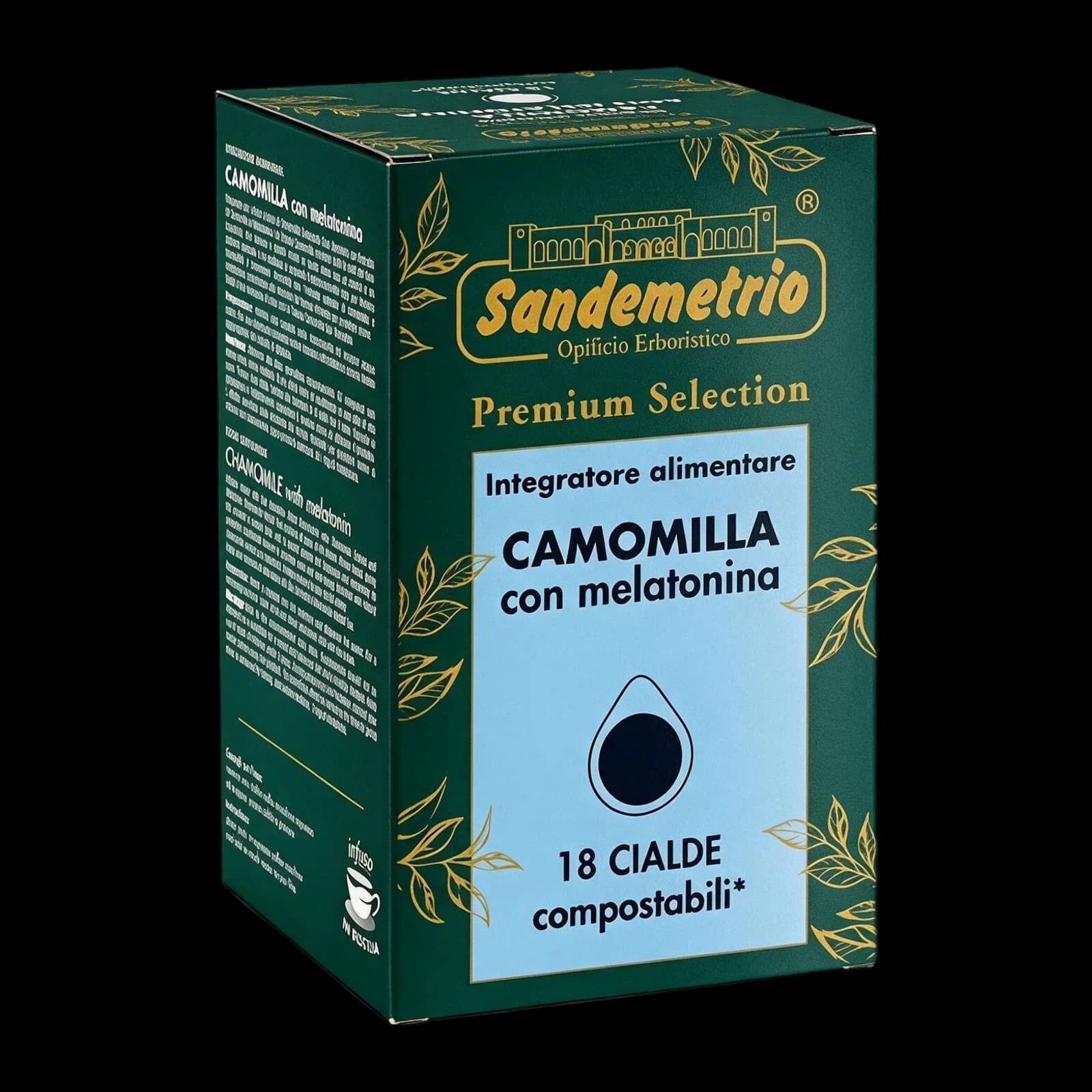 SanDemetrio Camomilla Bio con Melatonina 18 Cialde | ESE 44 mm