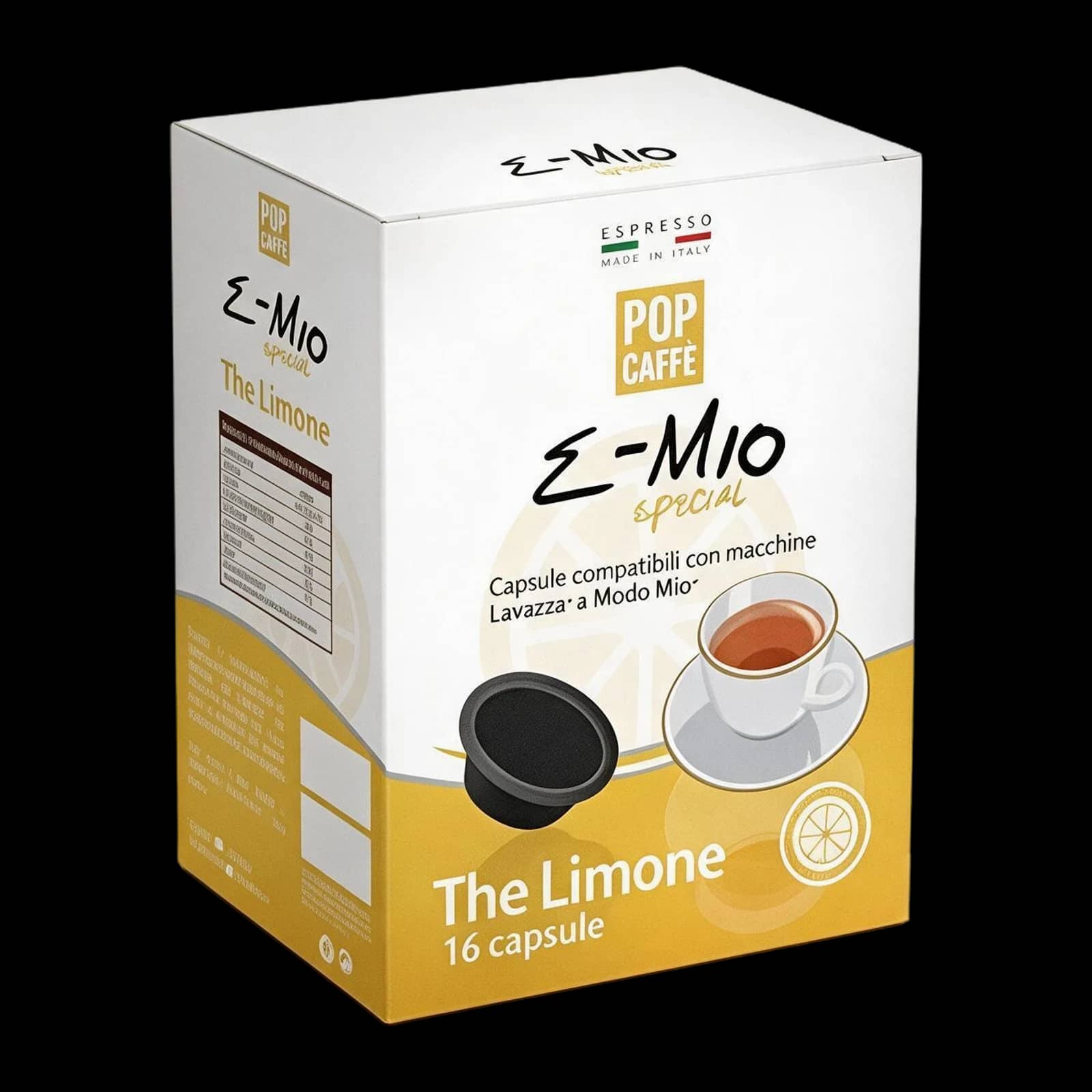 Pop Caffè Tè al Limone 16 Capsule | Lavazza A Modo Mio