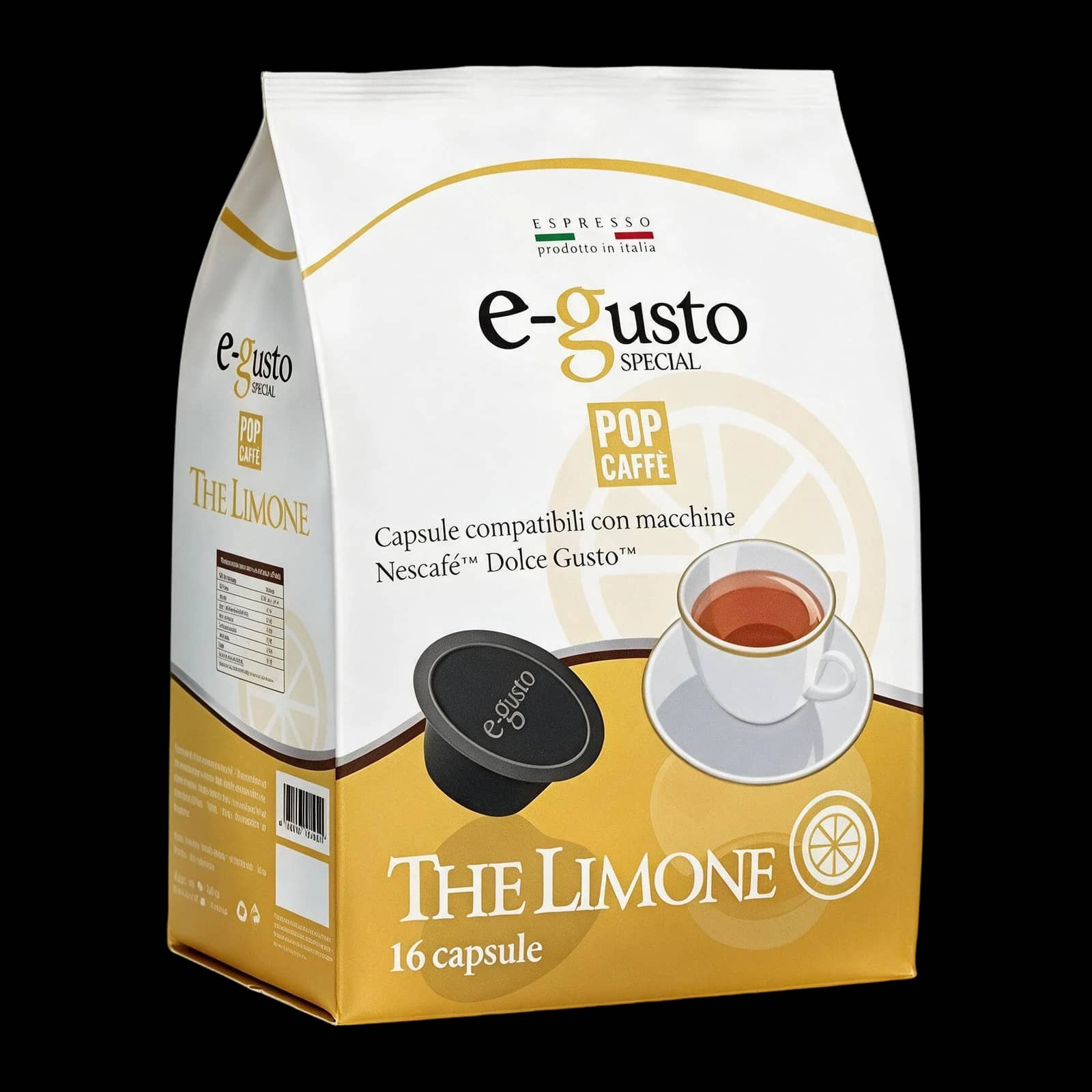 Pop Caffè The Limone 16 Capsule | Dolce Gusto