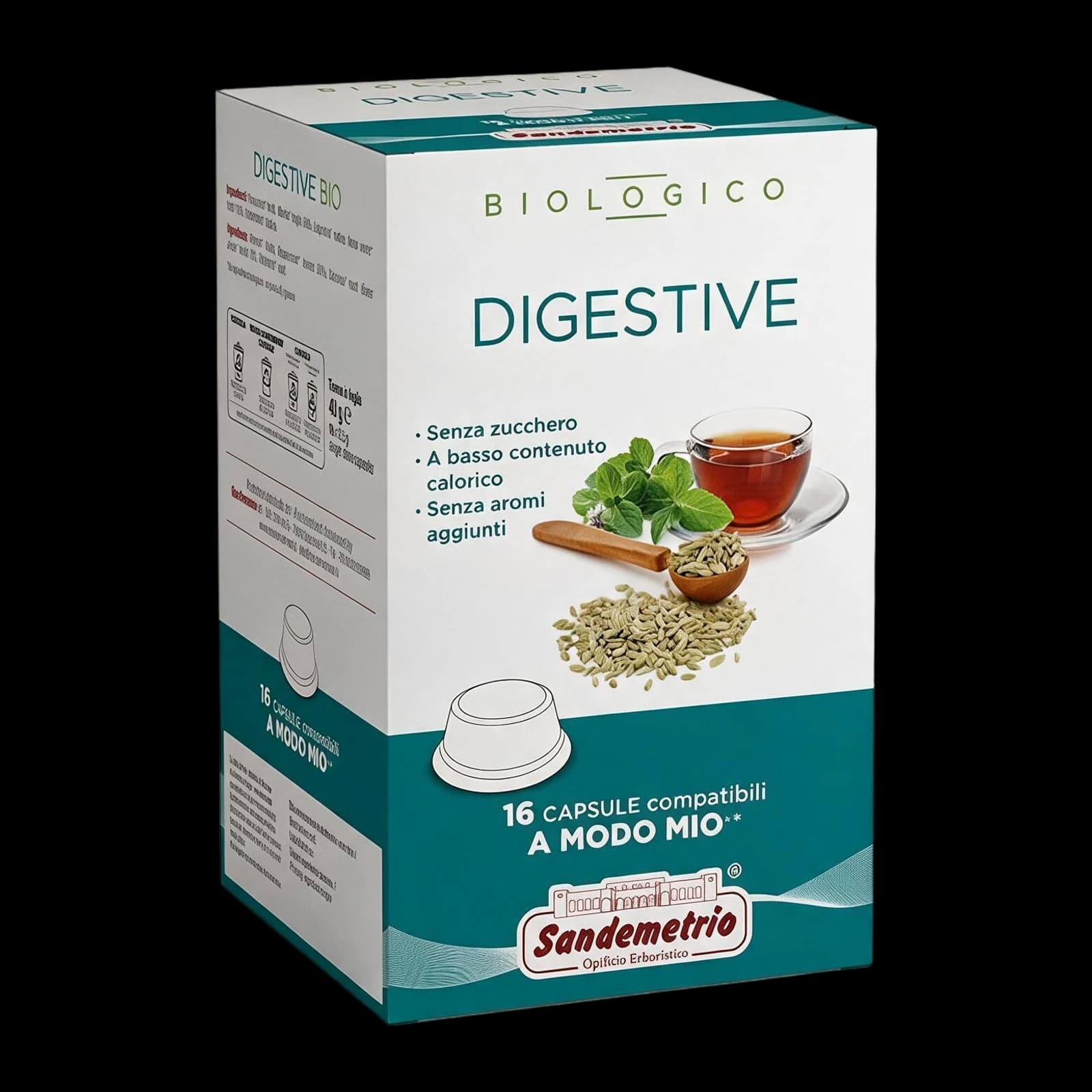 SanDemetrio Tisana Digestiva Bio Capsule | A Modo Mio, immagine 1