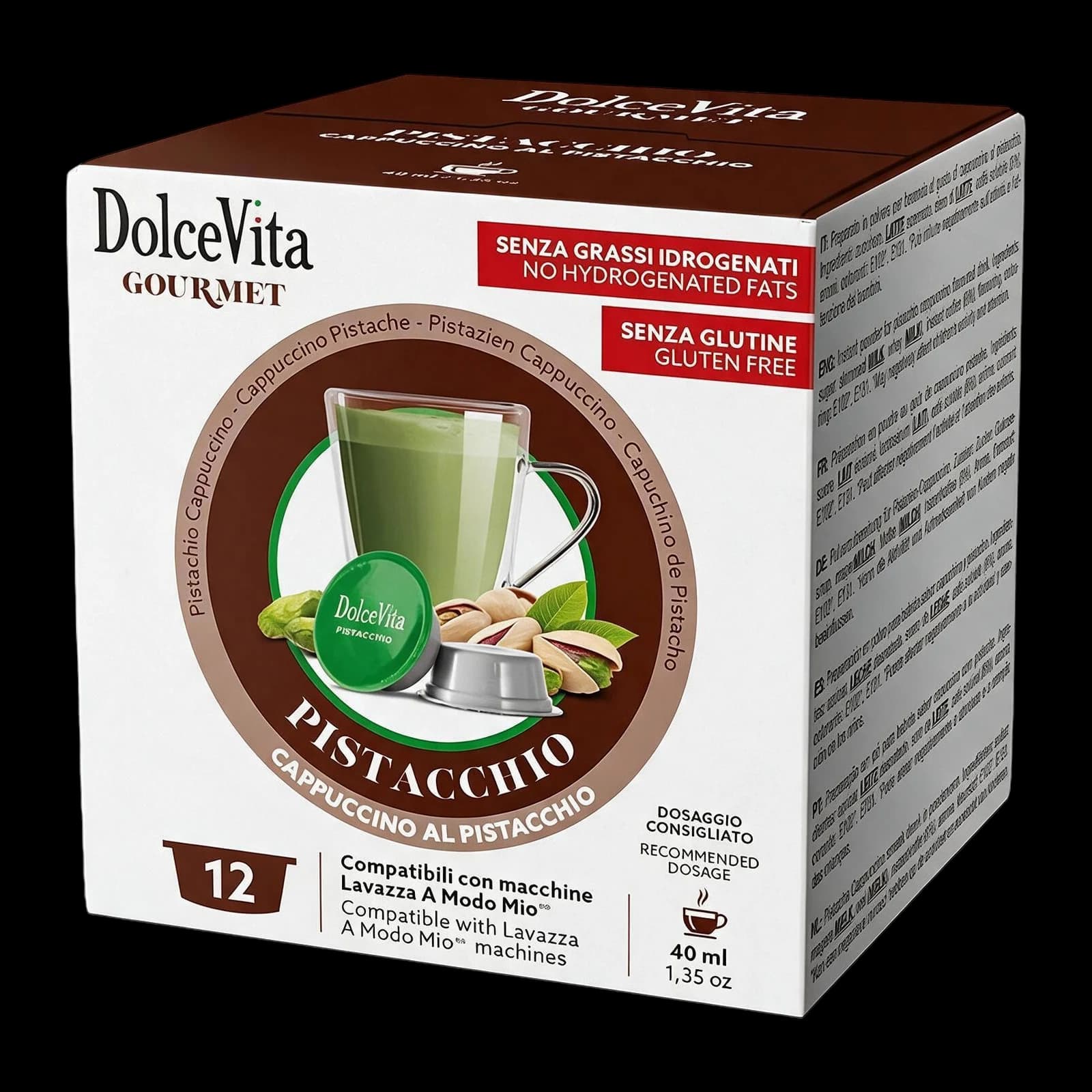 Dolce Vita Caffè al Pistacchio 12 Capsule | A Modo Mio, immagine 1