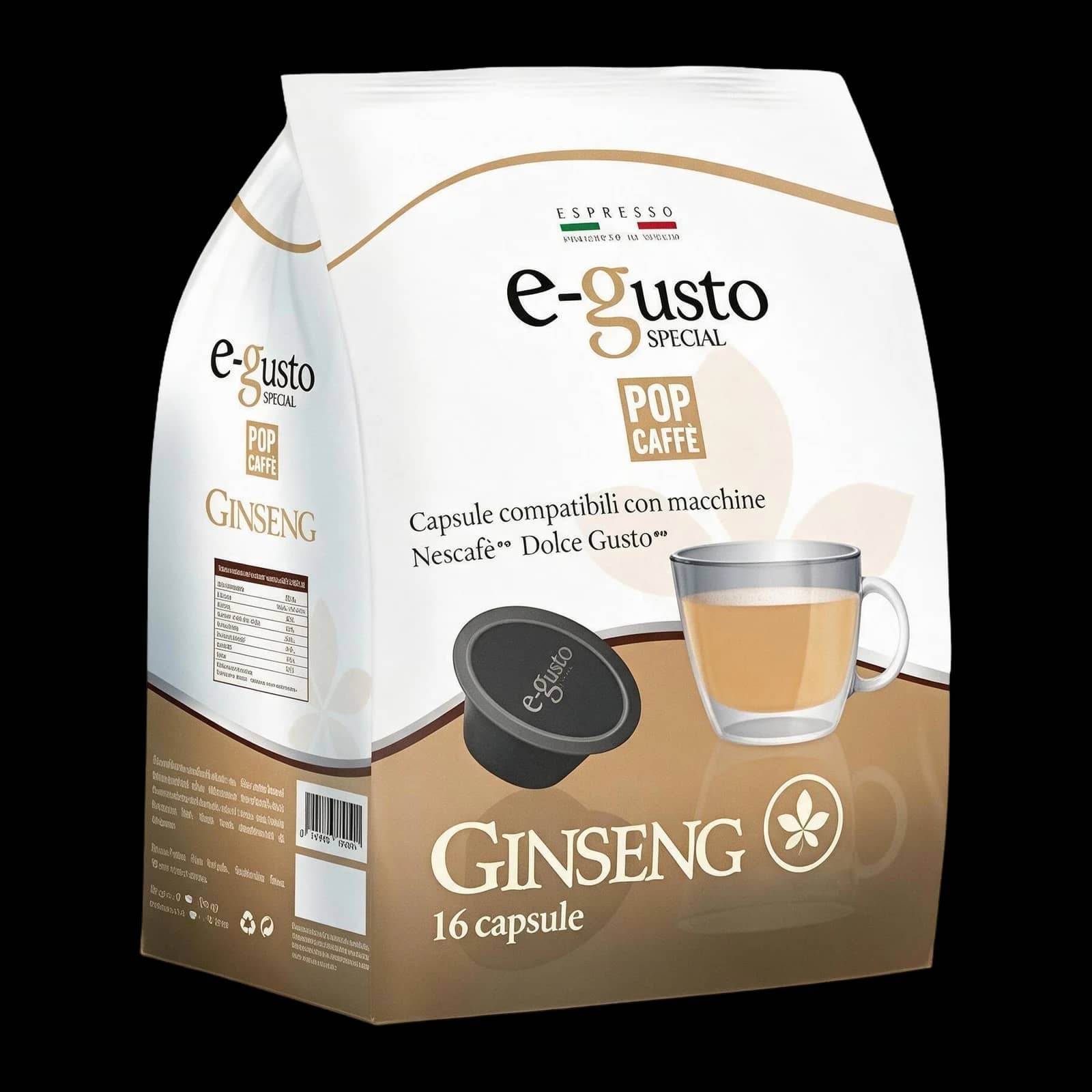 Pop Caffè Ginseng Intenso 16 Capsule | Dolce Gusto