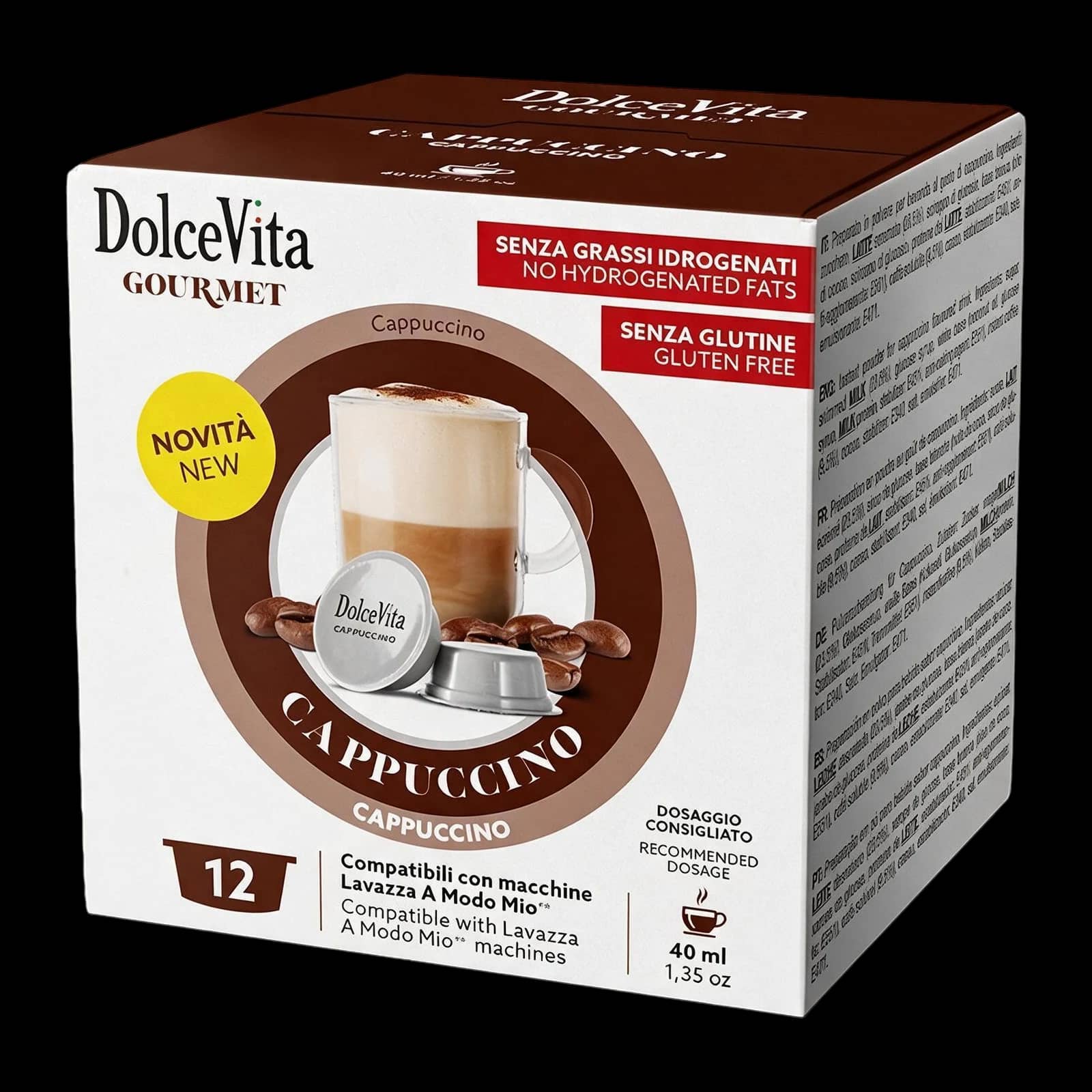 Dolce Vita Cappuccino 12 Capsule | Lavazza A Modo Mio