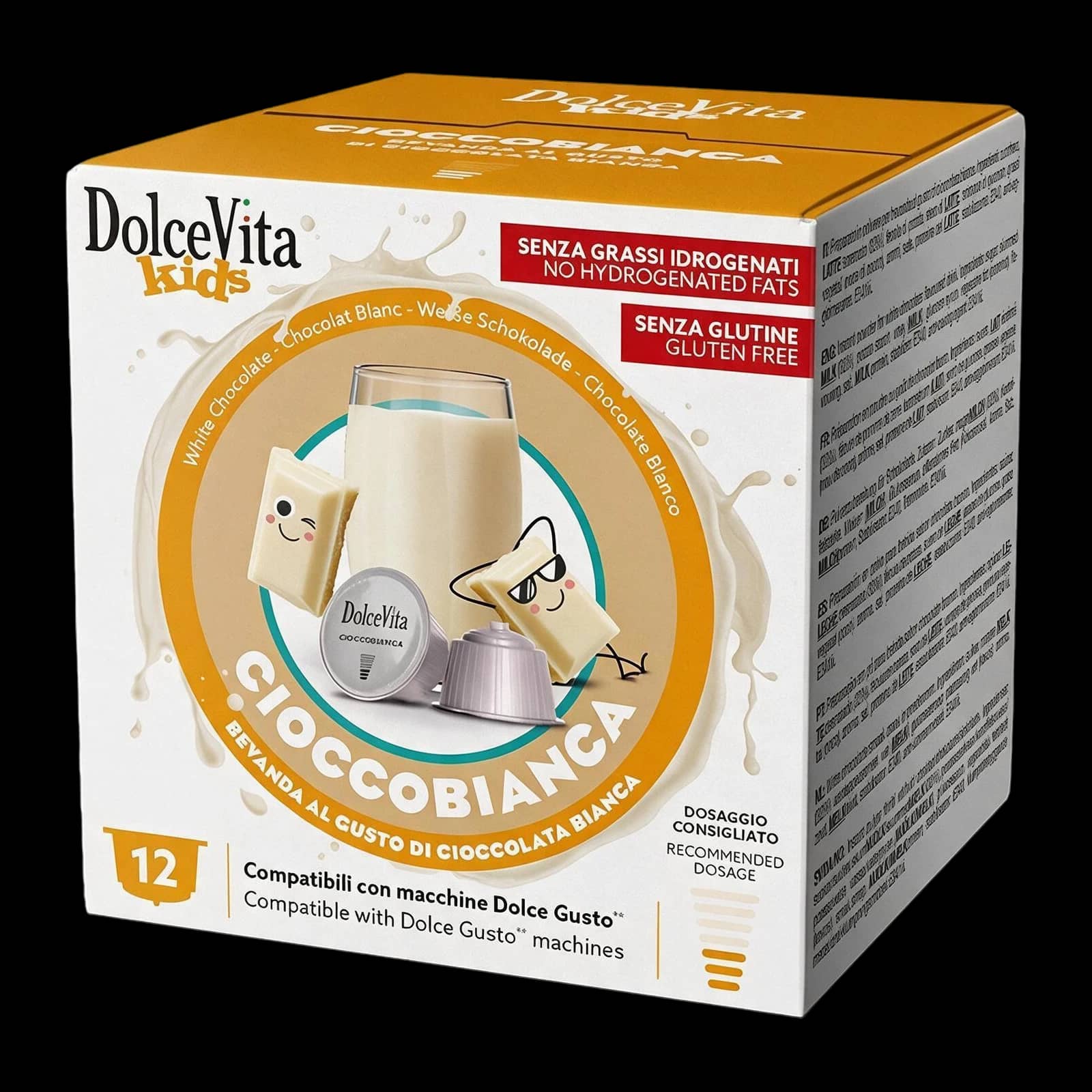 Dolce Vita Cioccolata Bianca DolceVita 12 Capsule | Dolce Gusto