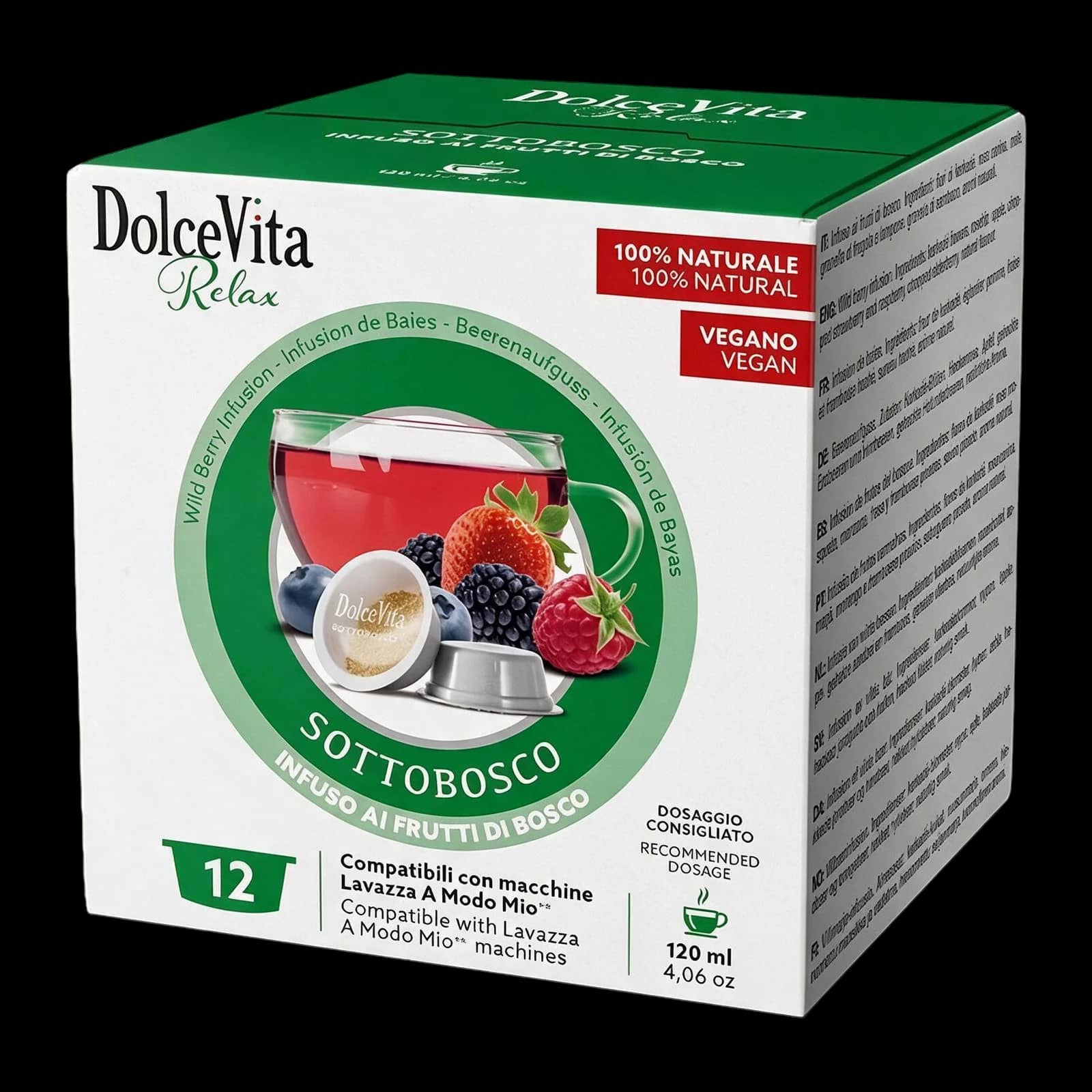 Dolce Vita Tisana Sottobosco 12 Capsule | Lavazza A Modo Mio