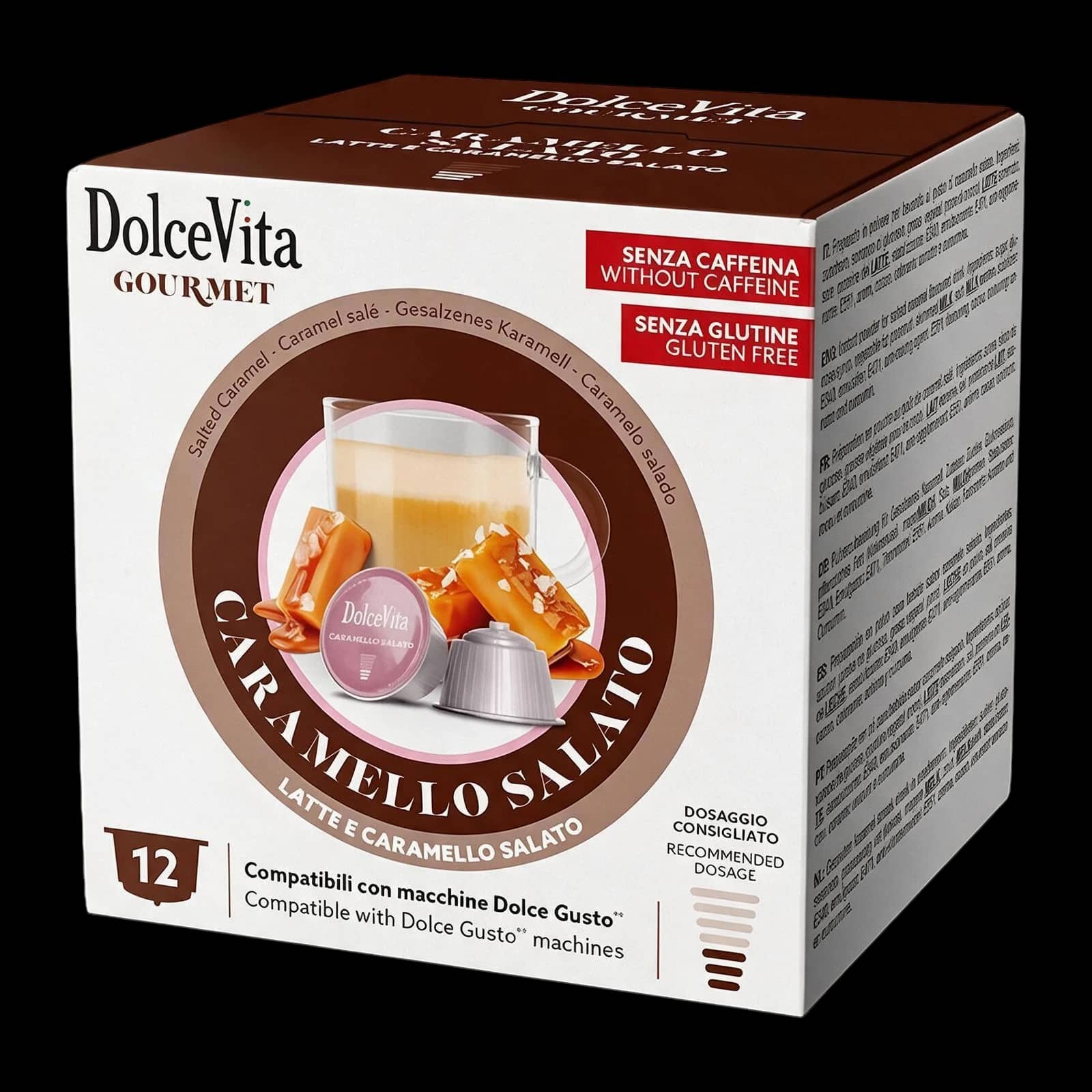 Dolce Vita Caramel Salato 12 Capsule | Dolce Gusto
