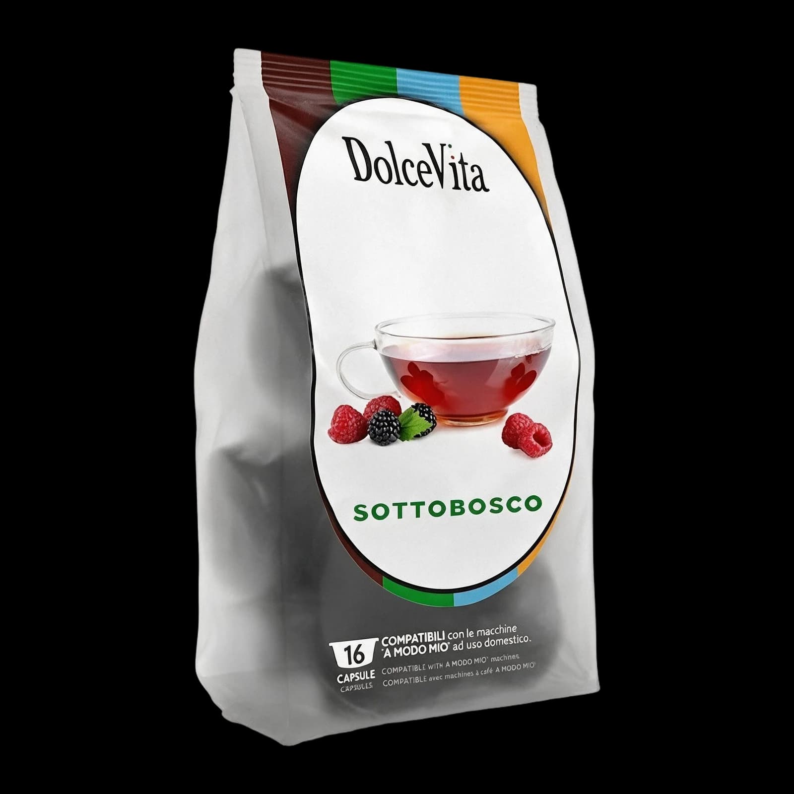 Dolce Vita Tisana Sottobosco 16 Capsule | A Modo Mio, immagine 1