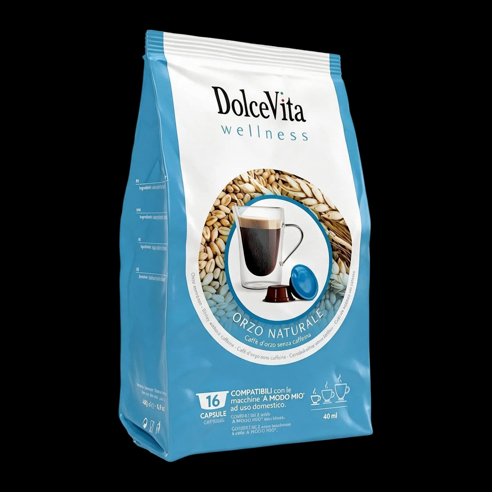 Dolce Vita Bevanda d'Orzo Dolcevita 16 Capsule | A Modo Mio, immagine 1