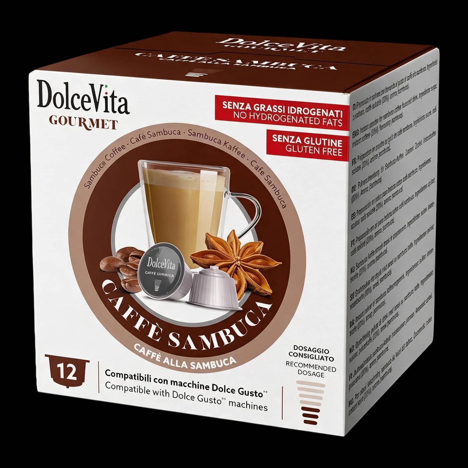 Dolce Vita Caffè Sambuca 12 Capsule | Dolce Gusto