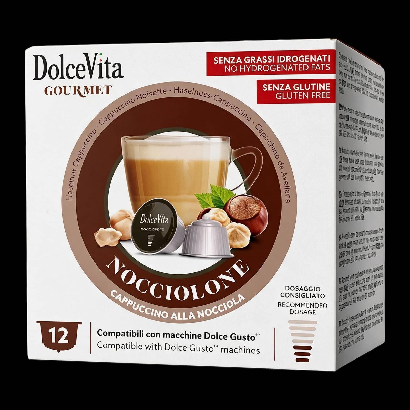 Dolce Vita Caffè Nocciolone 12 Capsule | Dolce Gusto