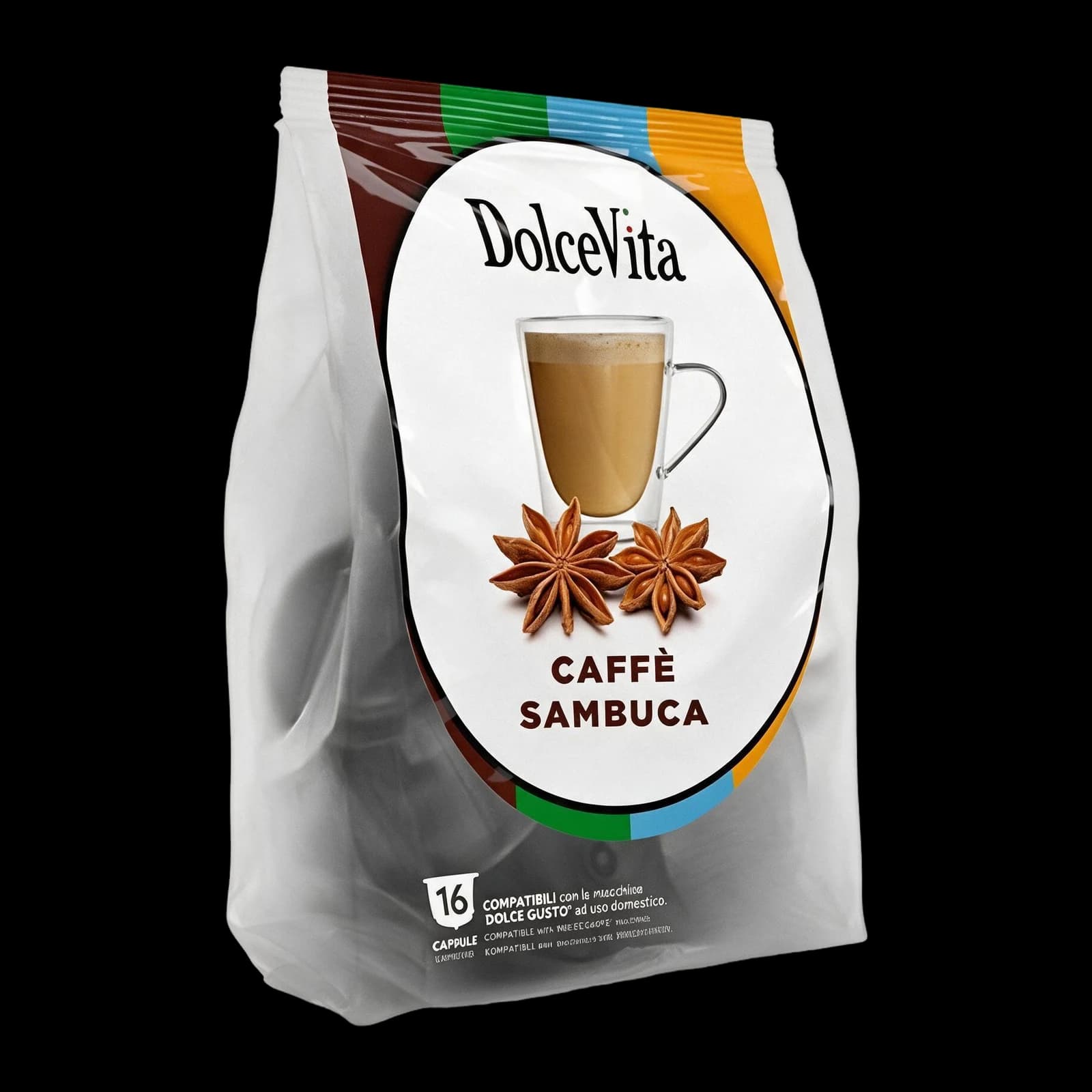 Dolce Vita Caffè Sambuca 16 Capsule | Dolce Gusto, immagine 1