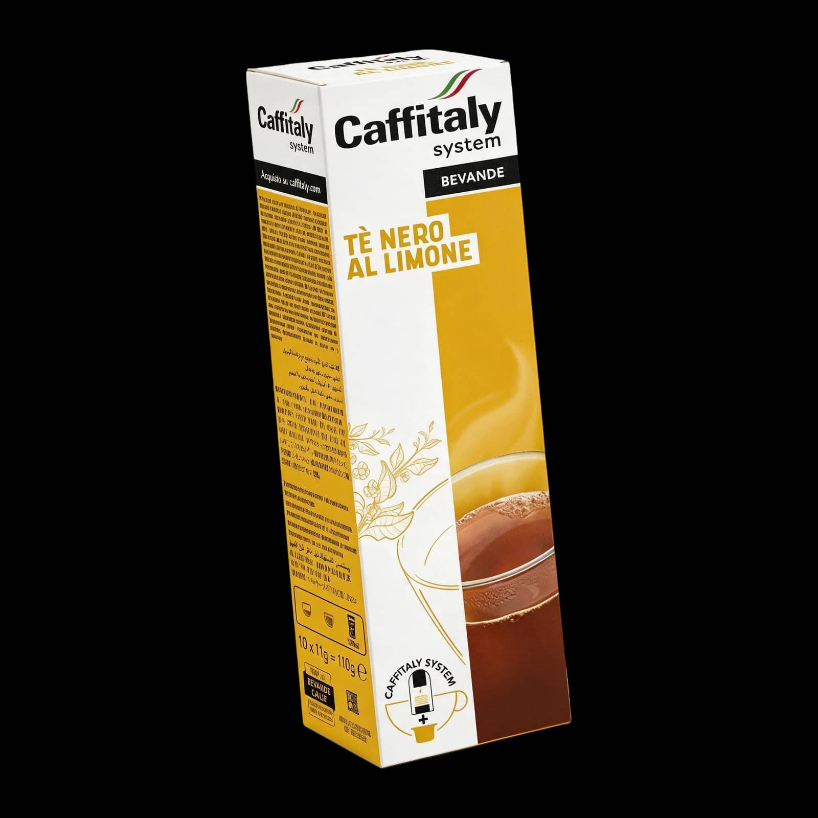 Caffitaly Tè Nero al Limone 10 Capsule | Caffitaly