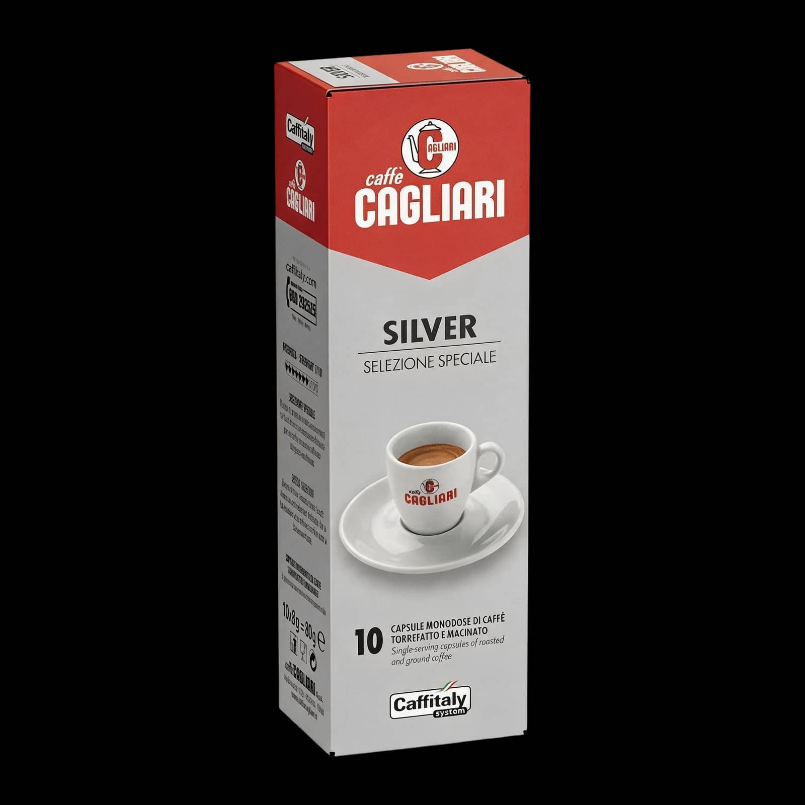 Caffitaly Cagliari Silver 10 Capsule | Caffitaly