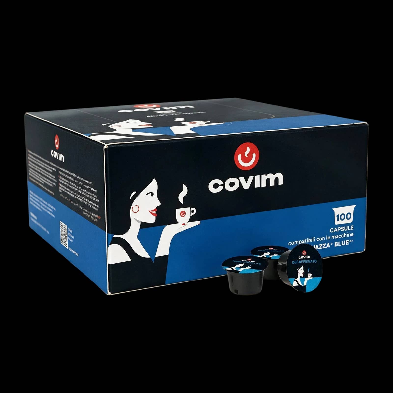 Covim Decaffeinato 100 Capsule | Lavazza Blue