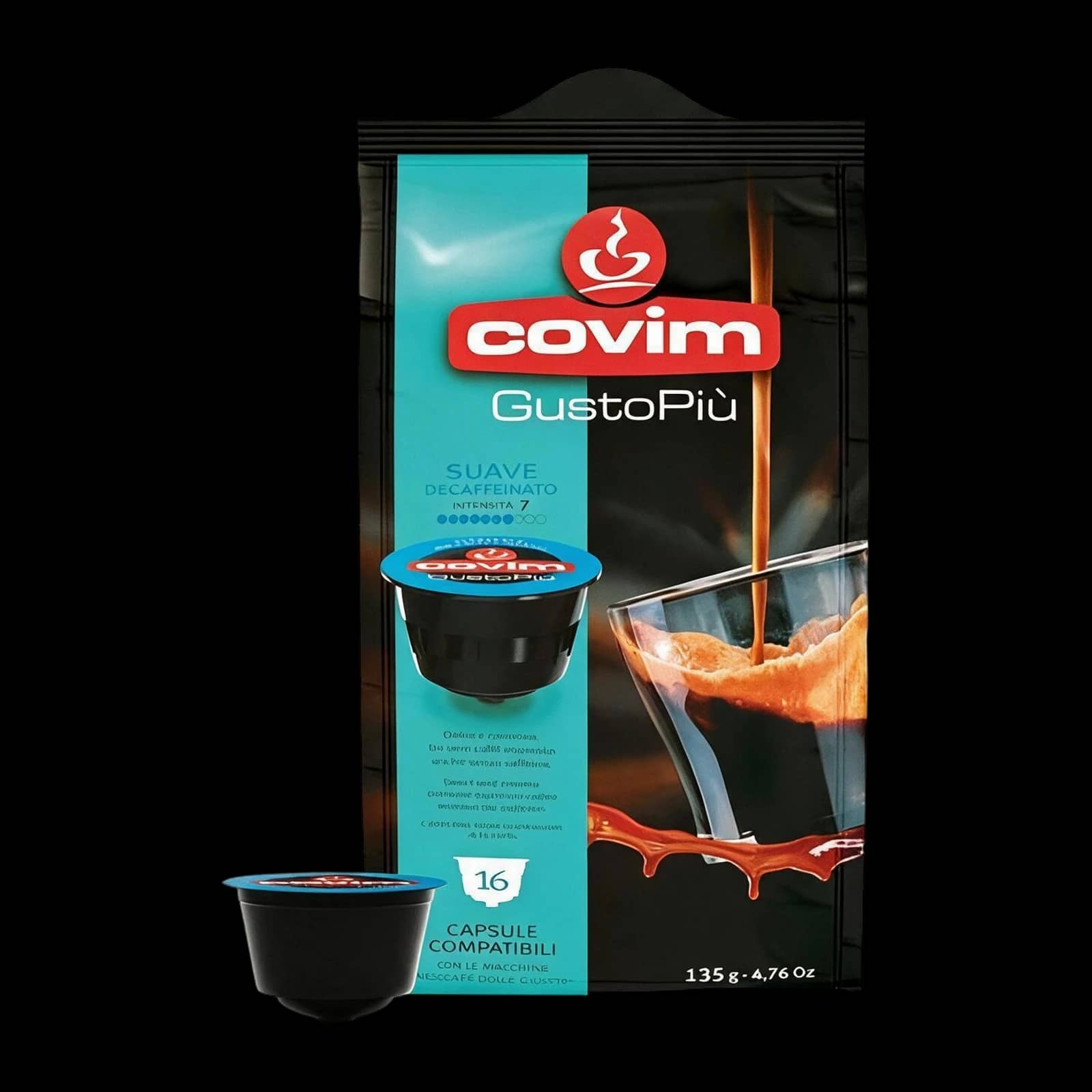 Covim Decaffeinato 16 Capsule | Dolce Gusto