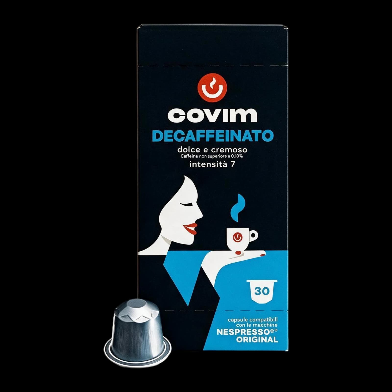 Capsule Decaffeinato Covim per Macchine Nespresso, immagine 1