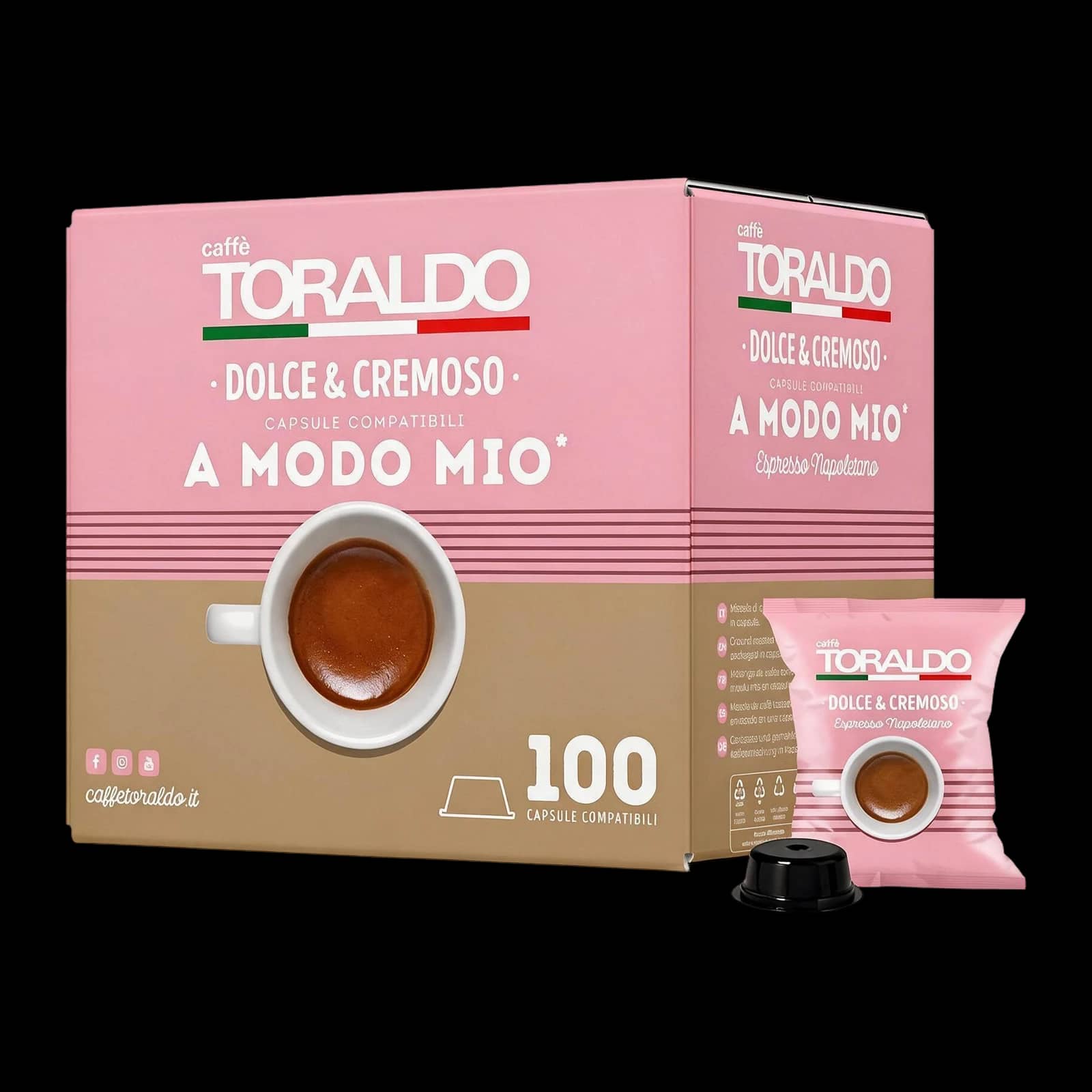 Toraldo Dolce e Cremoso 100 Capsule | Lavazza A Modo Mio