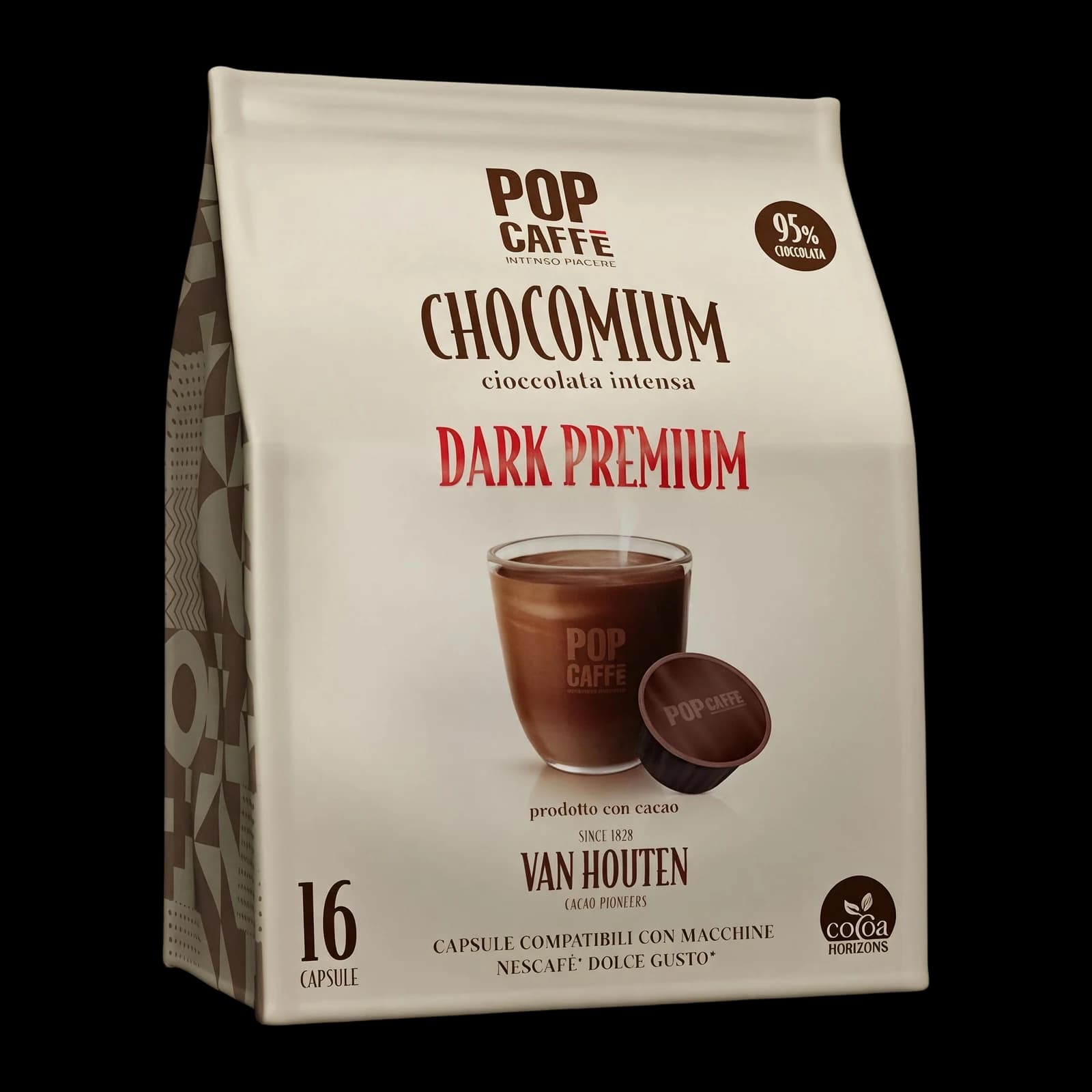 Pop Caffè Chocomium Dark Premium Capsule | Dolce Gusto, immagine 1