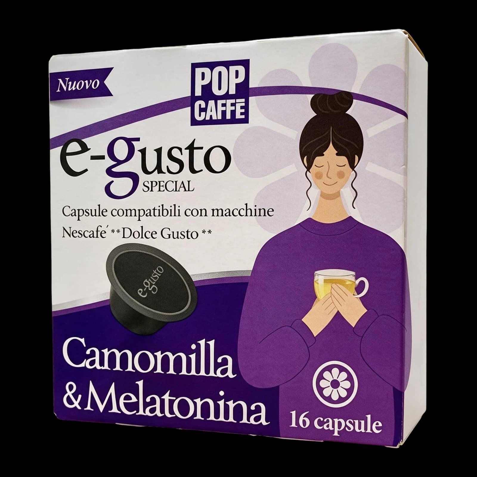 Pop Caffè Camomilla con Melatonina 16 Capsule | Dolce Gusto