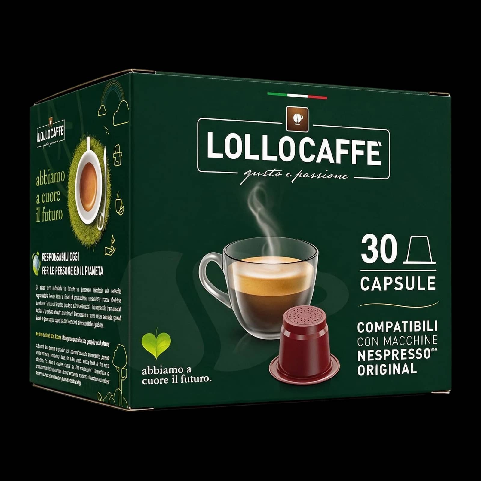 Lollo Dek Espresso 30 Capsule | Nespresso