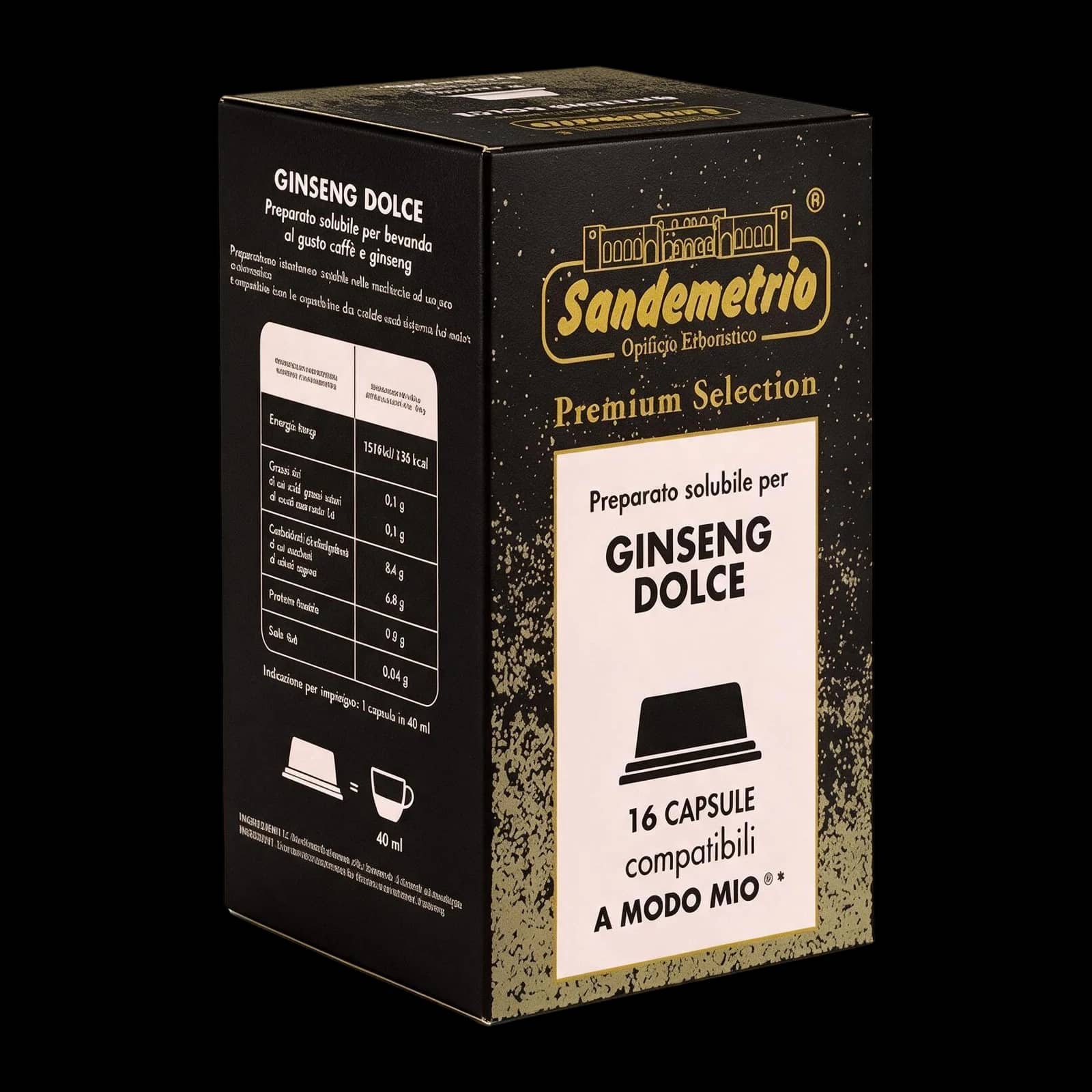 SanDemetrio Ginseng Dolce 16 Capsule | Lavazza A Modo Mio