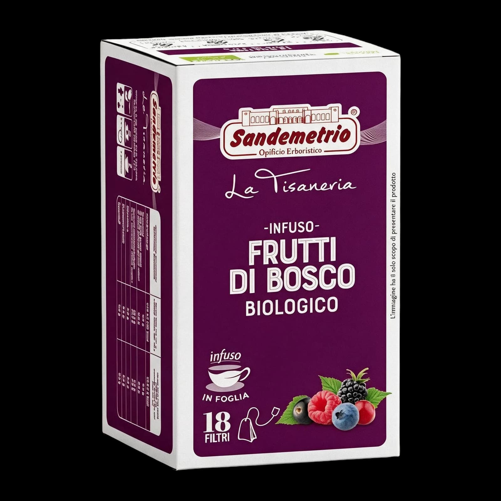 SanDemetrio Infuso Bio ai Frutti di Bosco | Bustine, immagine 1