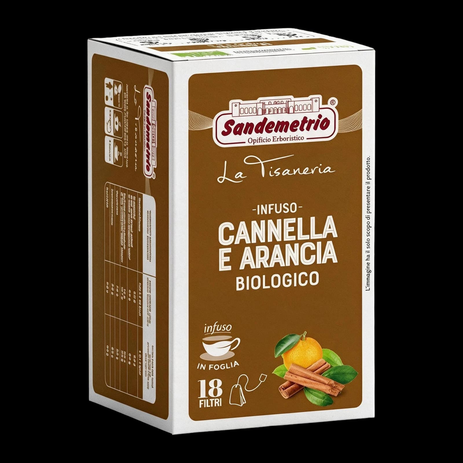 SanDemetrio Infuso Bio Cannella e Arancia | Bustine, immagine 1