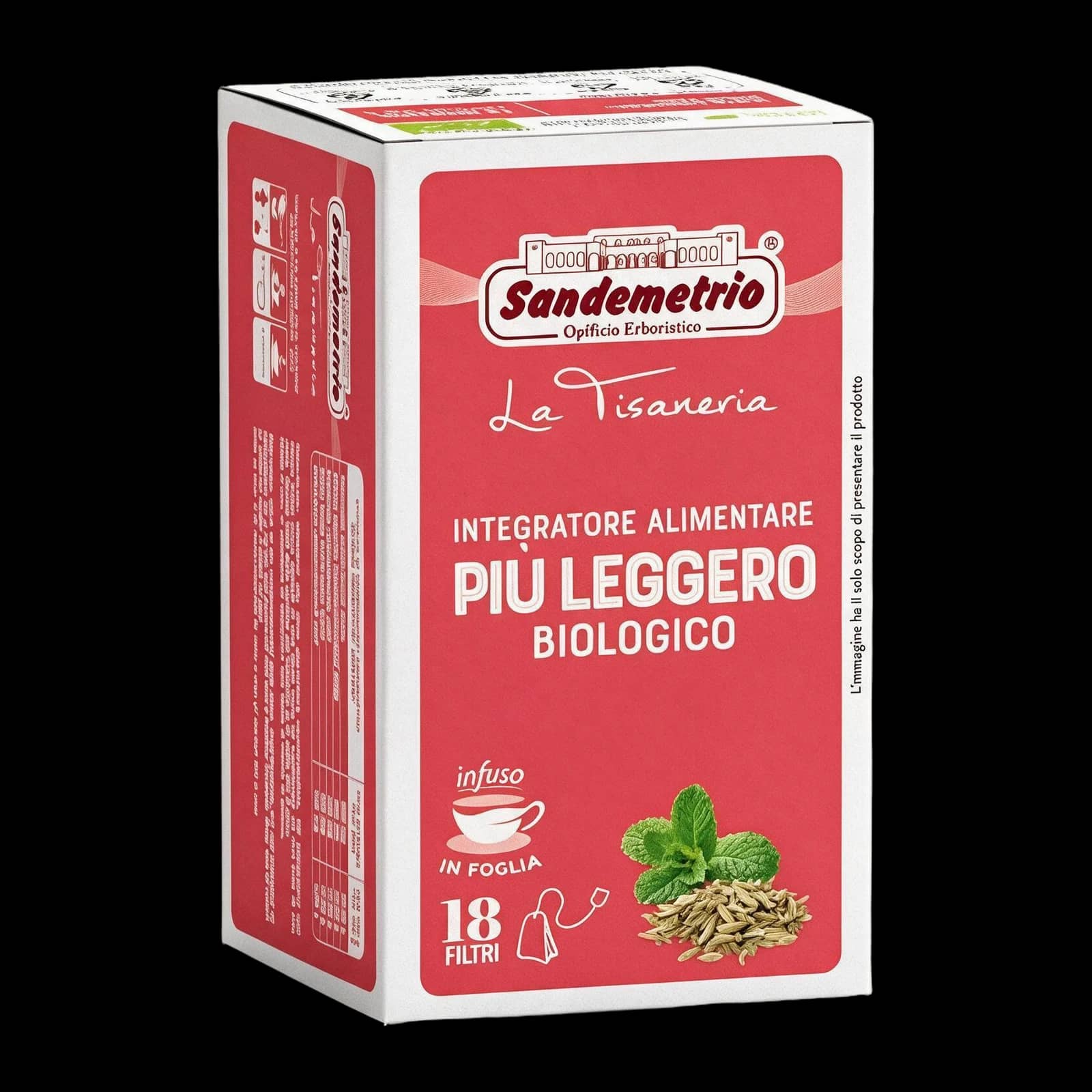 SanDemetrio Tisana Più Leggero Bio 18 Bustine